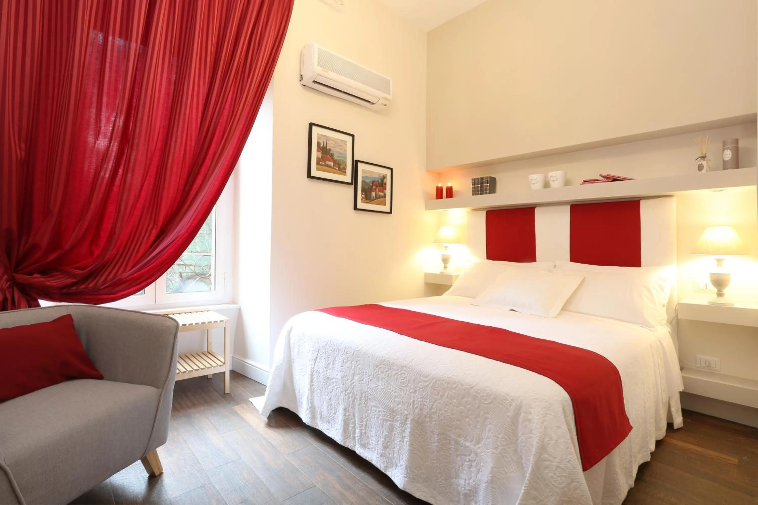 Bedroom, Bed in Daplace - Arena House