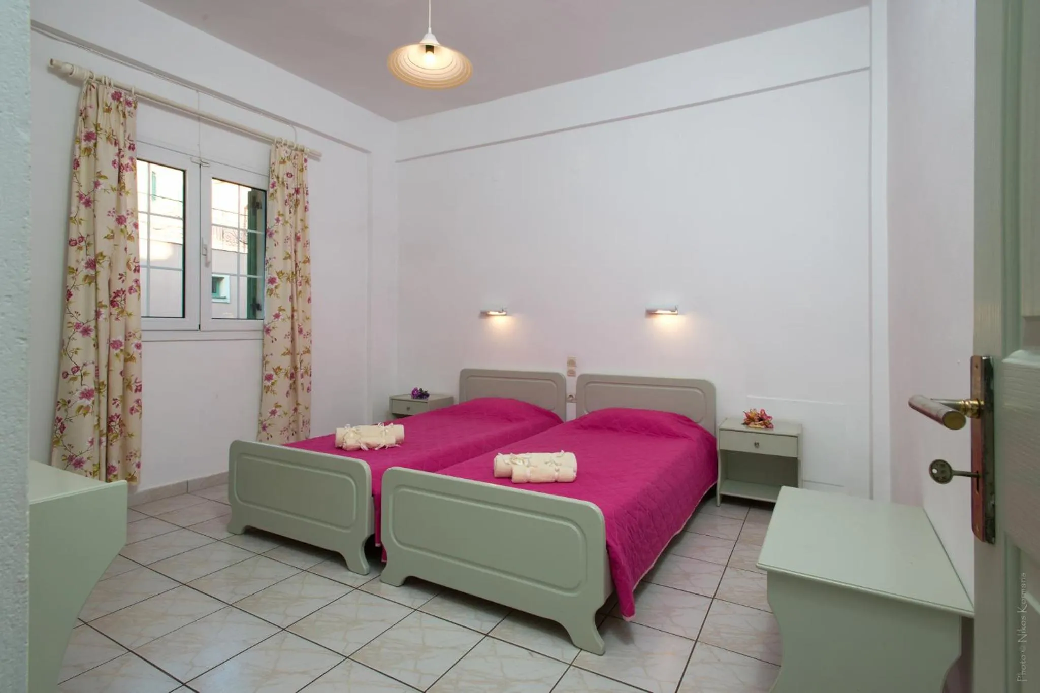 Bedroom, Bed in Philippos Hotel