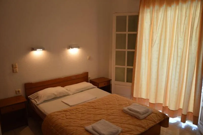 Bed in Philippos Hotel