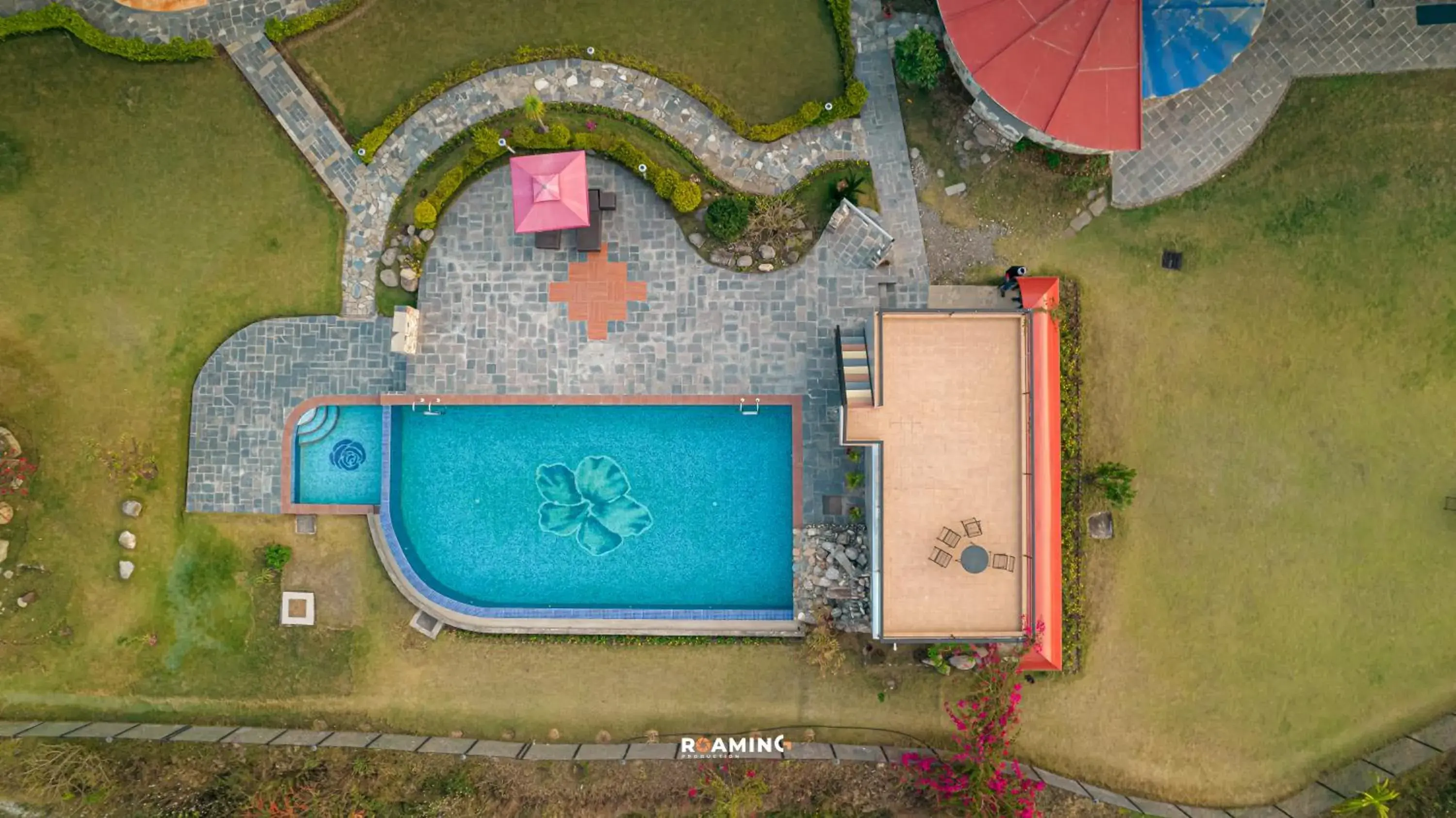 Swimming pool in Sunshine Resort Pokhara - Your Private Paradise Swimming pool in Sunshine Resort Pokhara - Your Private Paradise