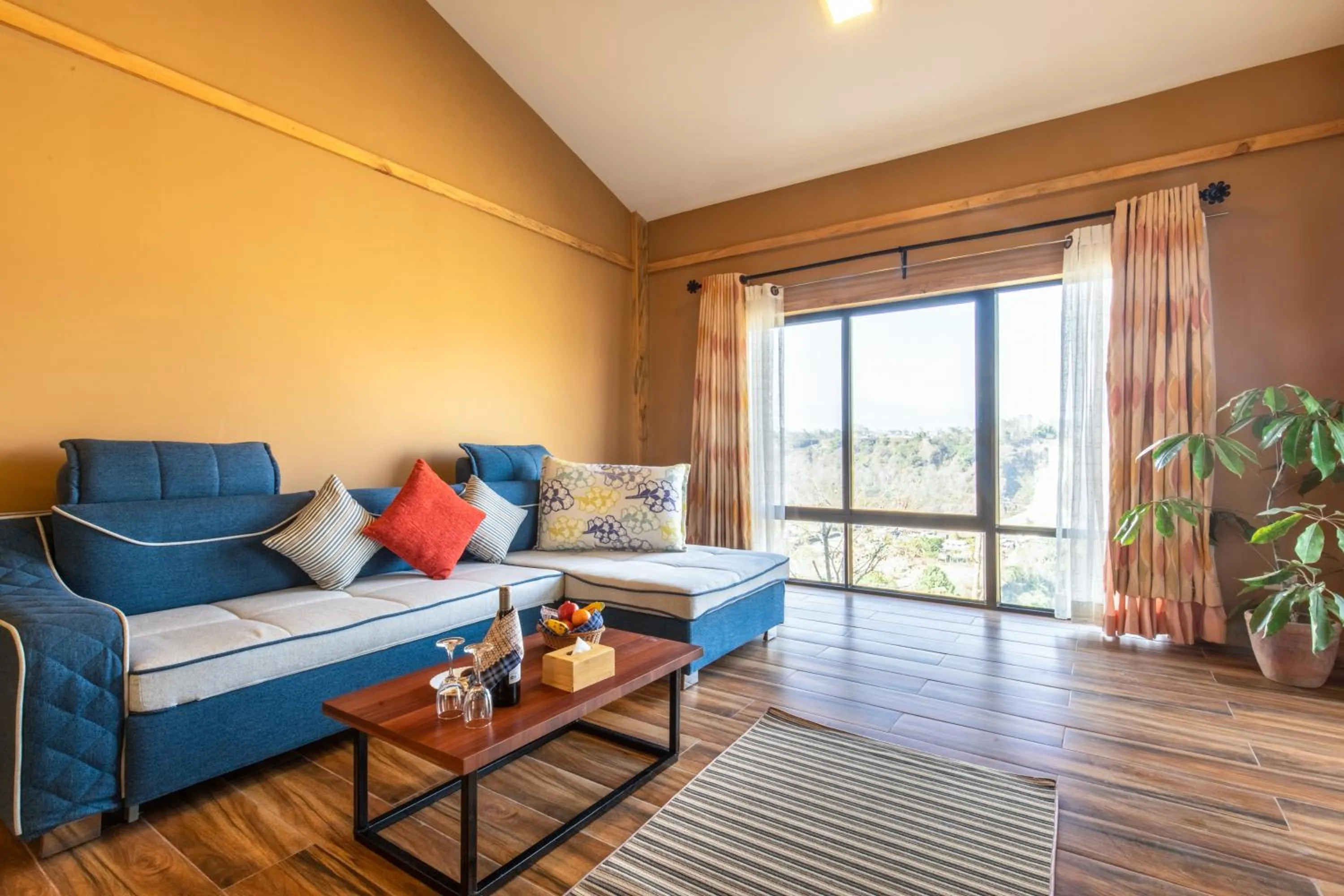 Seating area in Sunshine Resort Pokhara - Your Private Paradise