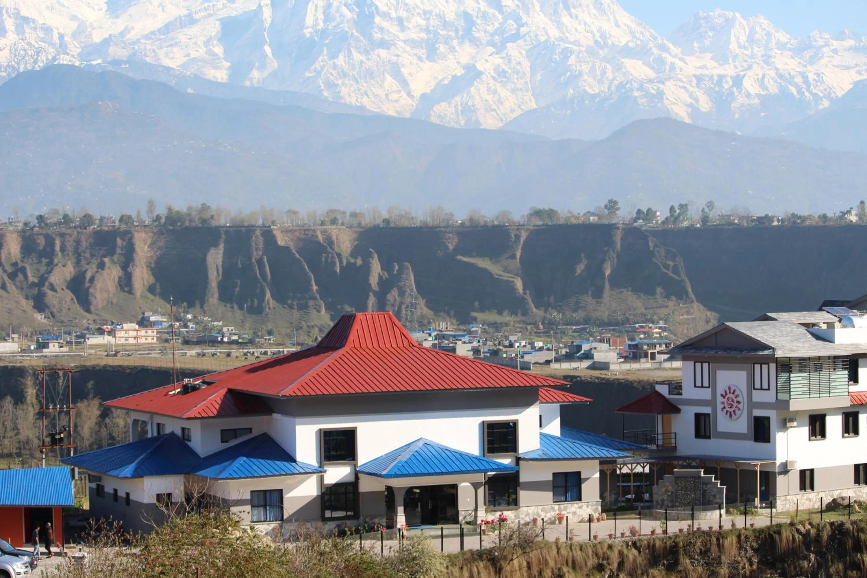 Property building in Sunshine Resort Pokhara - Your Private Paradise