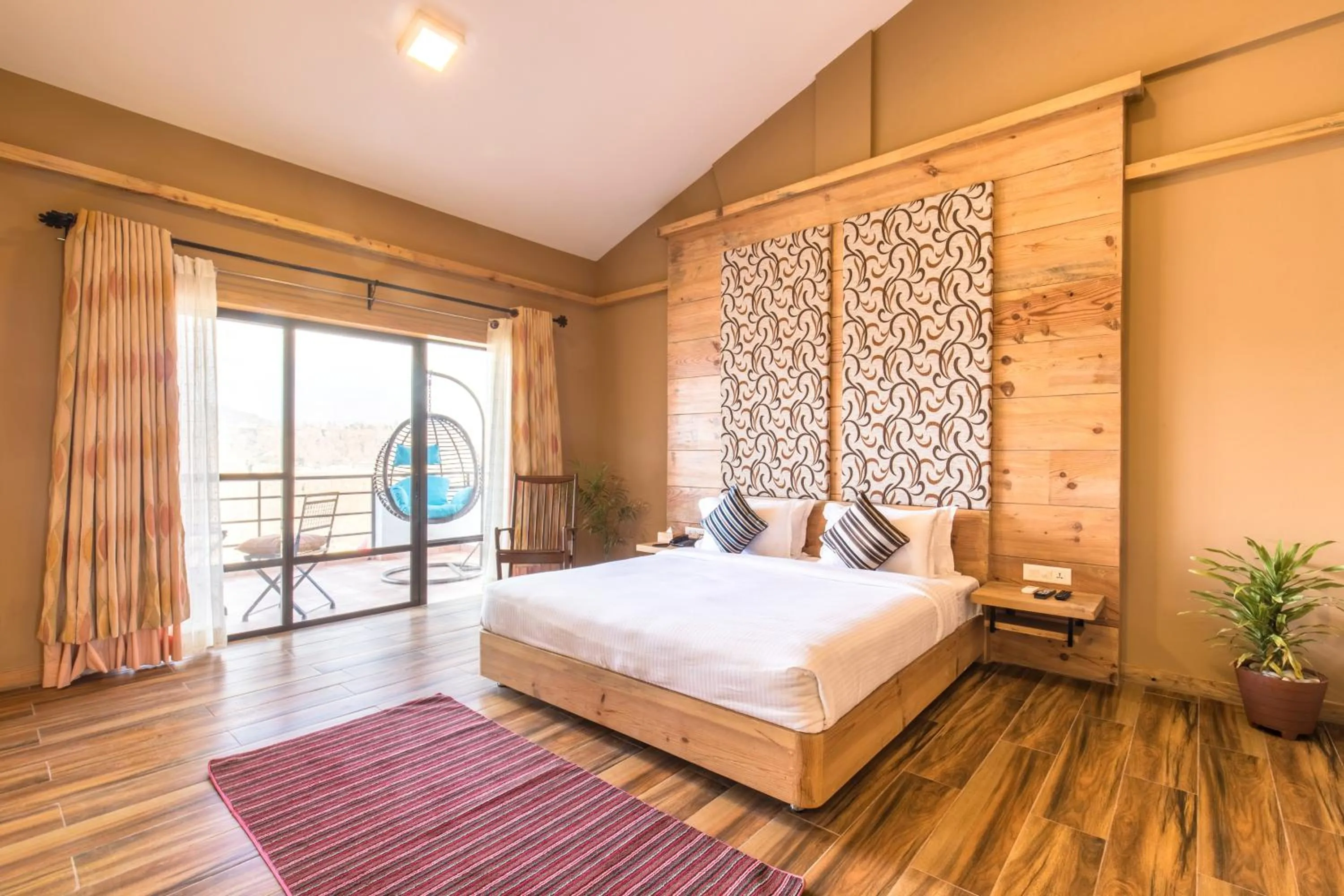 Bed in Sunshine Resort Pokhara - Your Private Paradise
