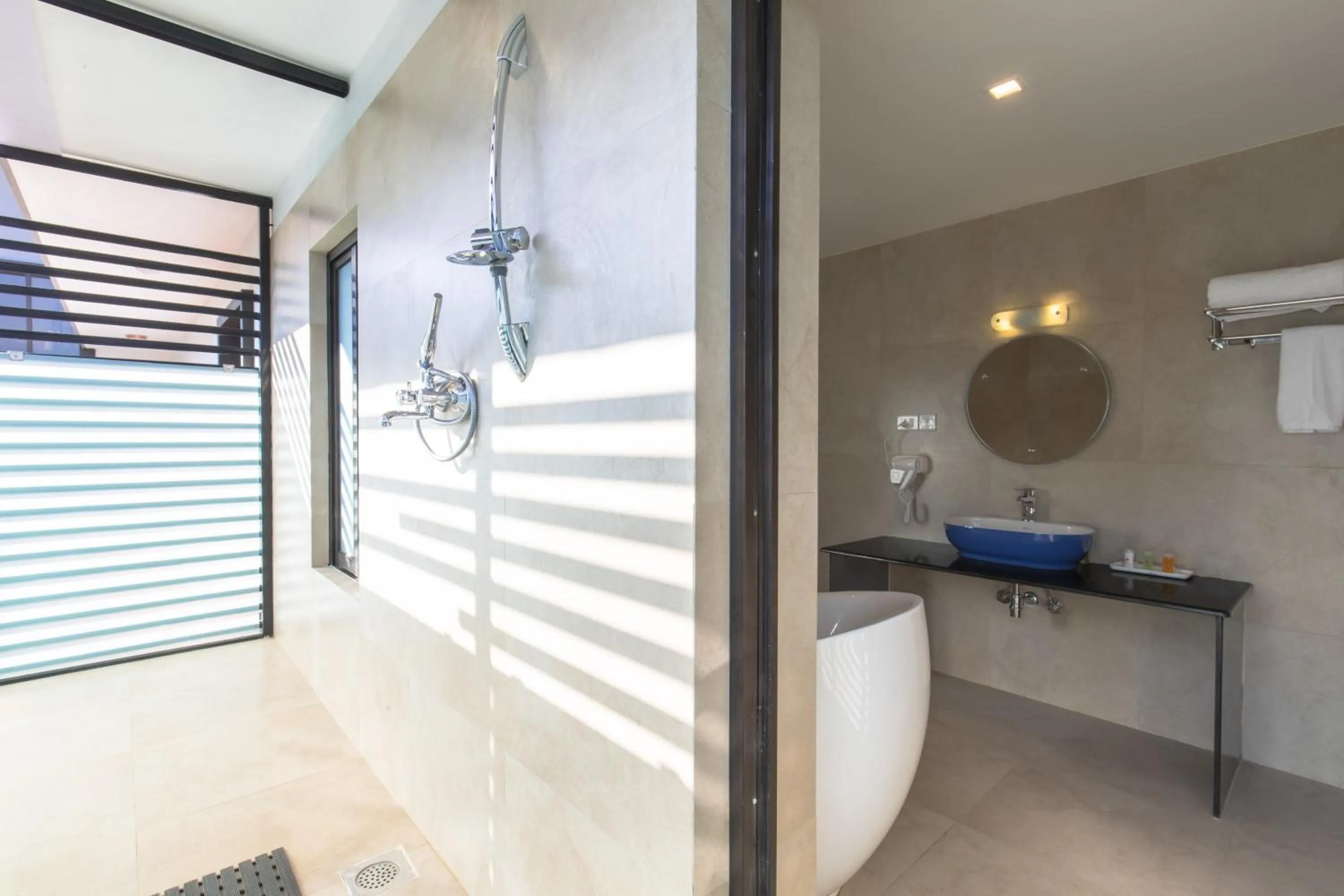 Shower in Sunshine Resort Pokhara - Your Private Paradise