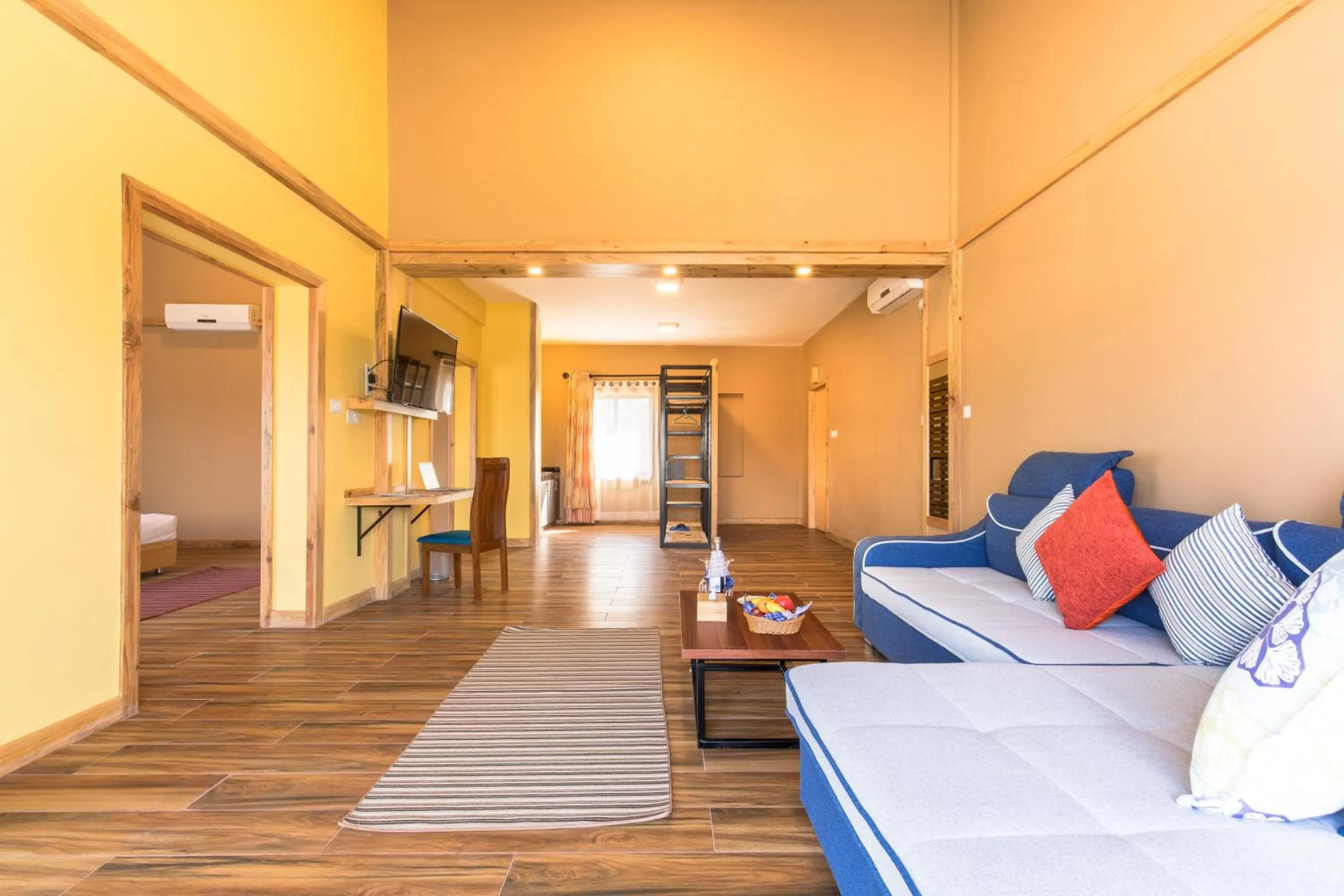 Living room in Sunshine Resort Pokhara - Your Private Paradise