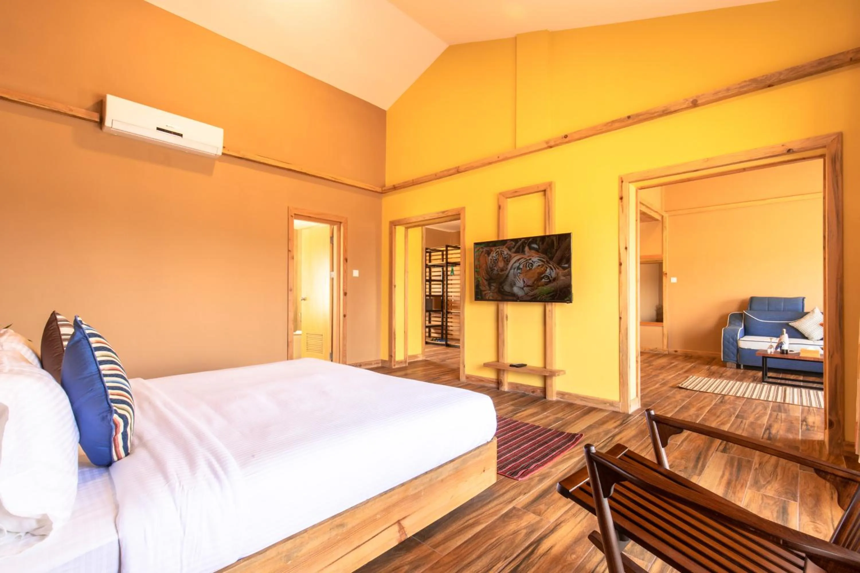 Bed in Sunshine Resort Pokhara - Your Private Paradise