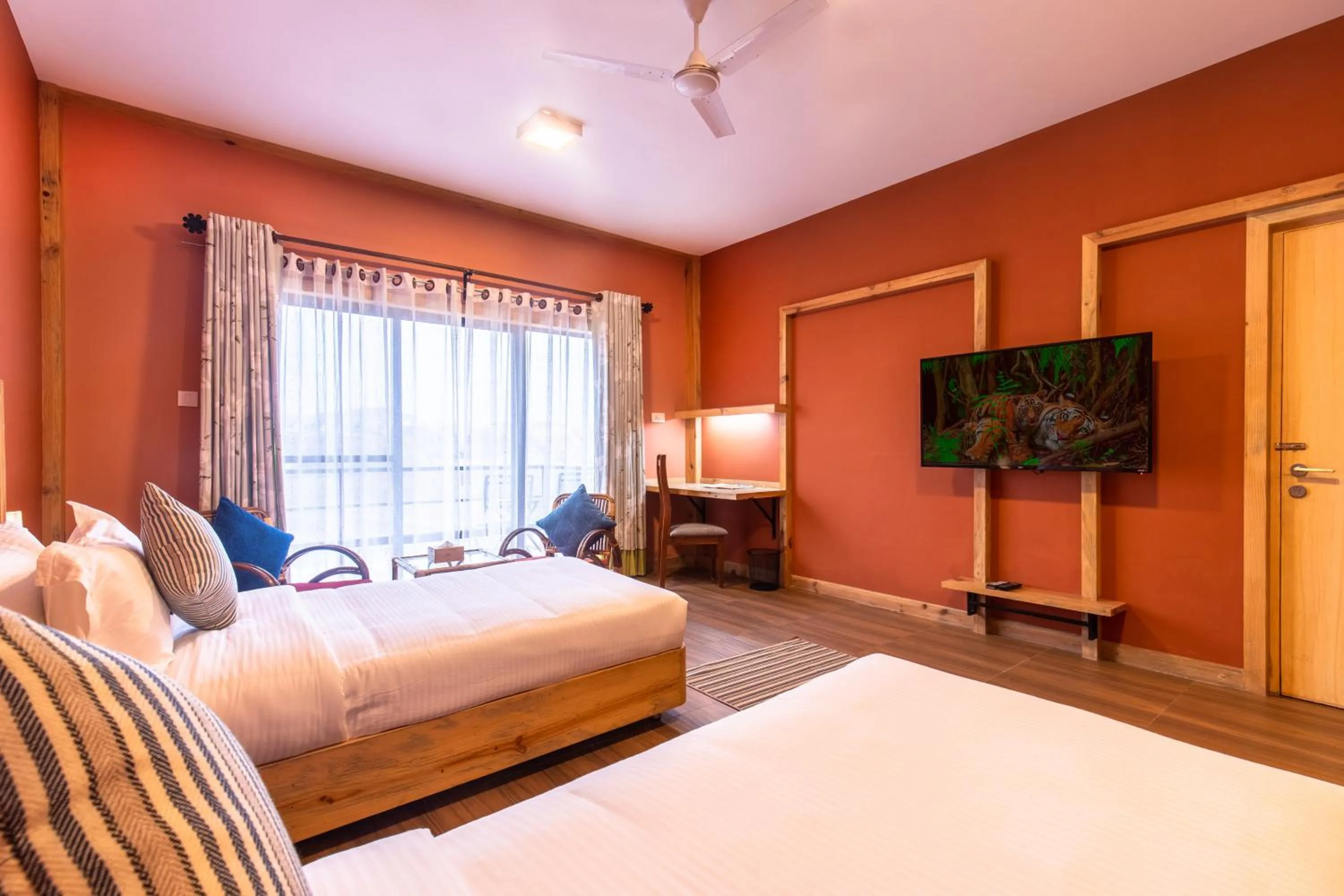 Bed in Sunshine Resort Pokhara - Your Private Paradise