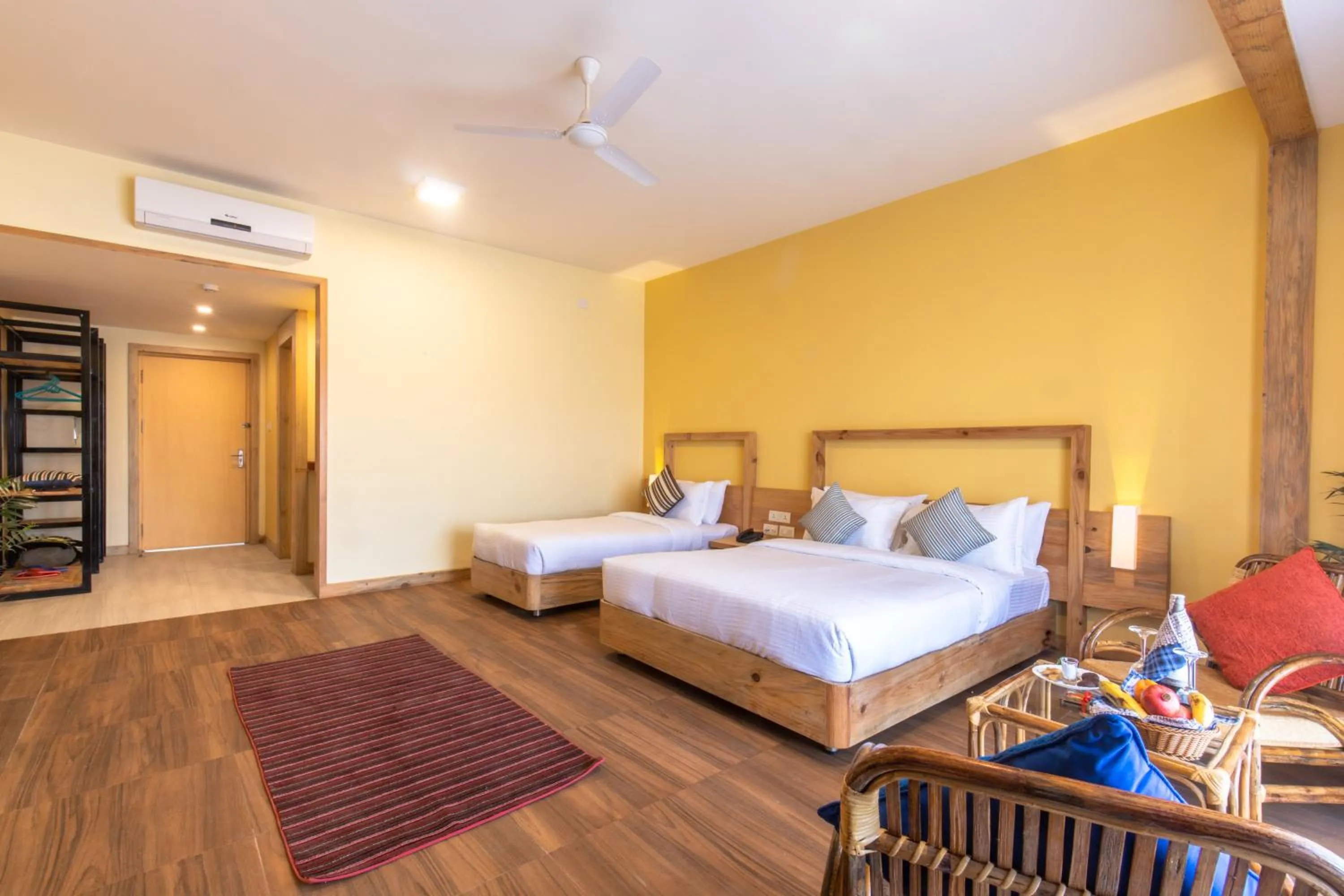 Bed in Sunshine Resort Pokhara - Your Private Paradise