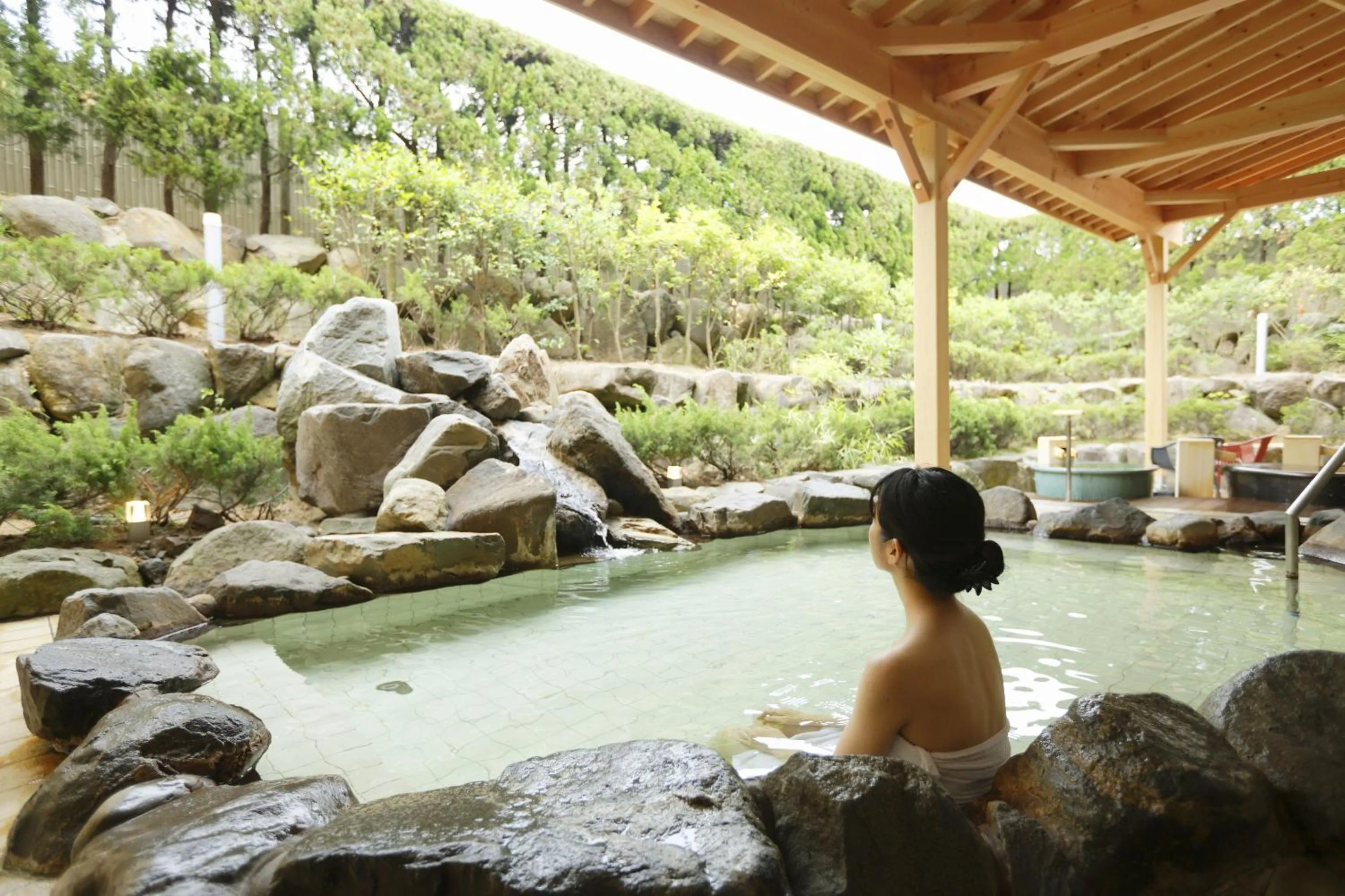 Open Air Bath in Kyukamura Noto-Chirihama