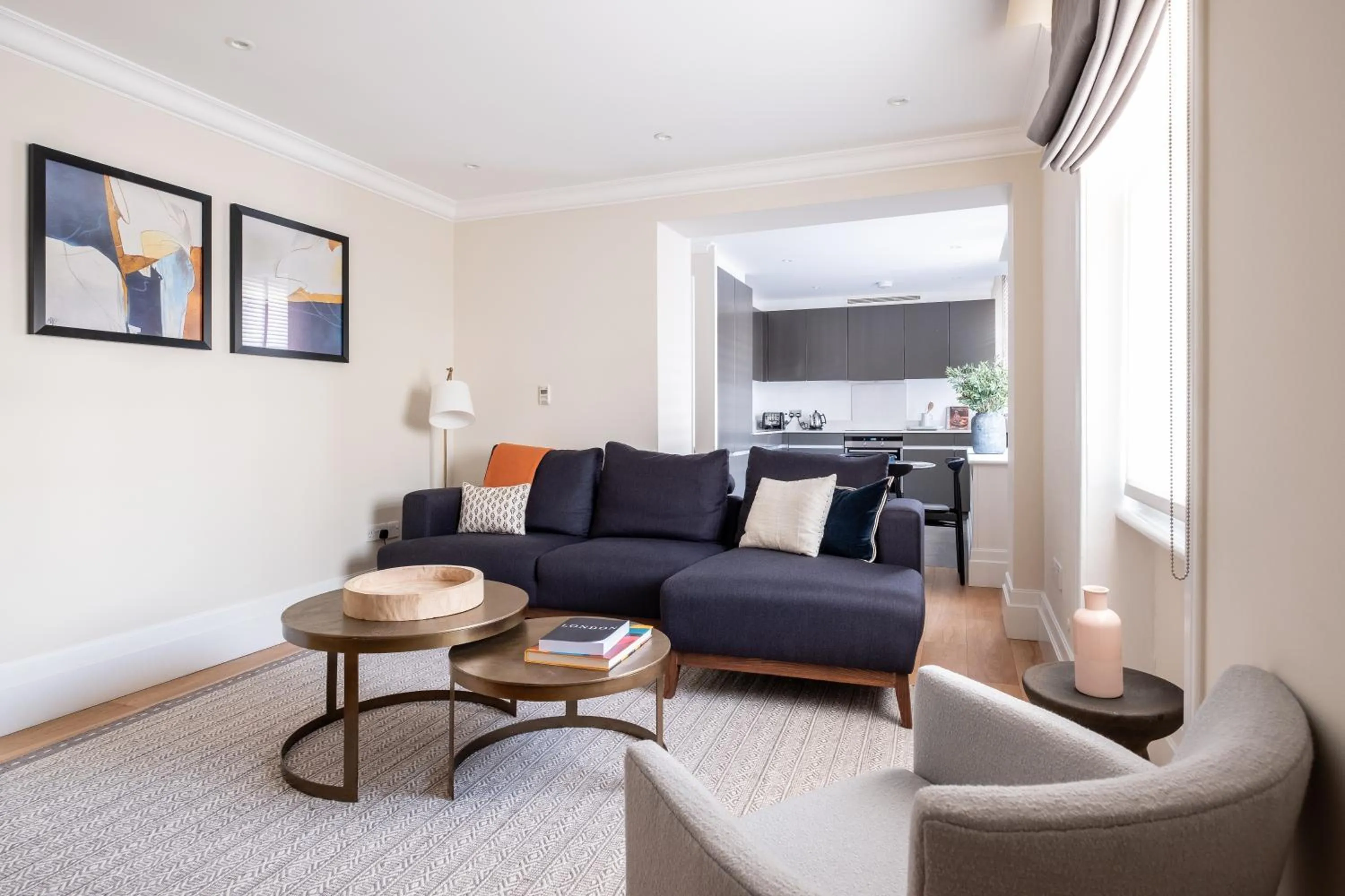 Living room in Native Mayfair