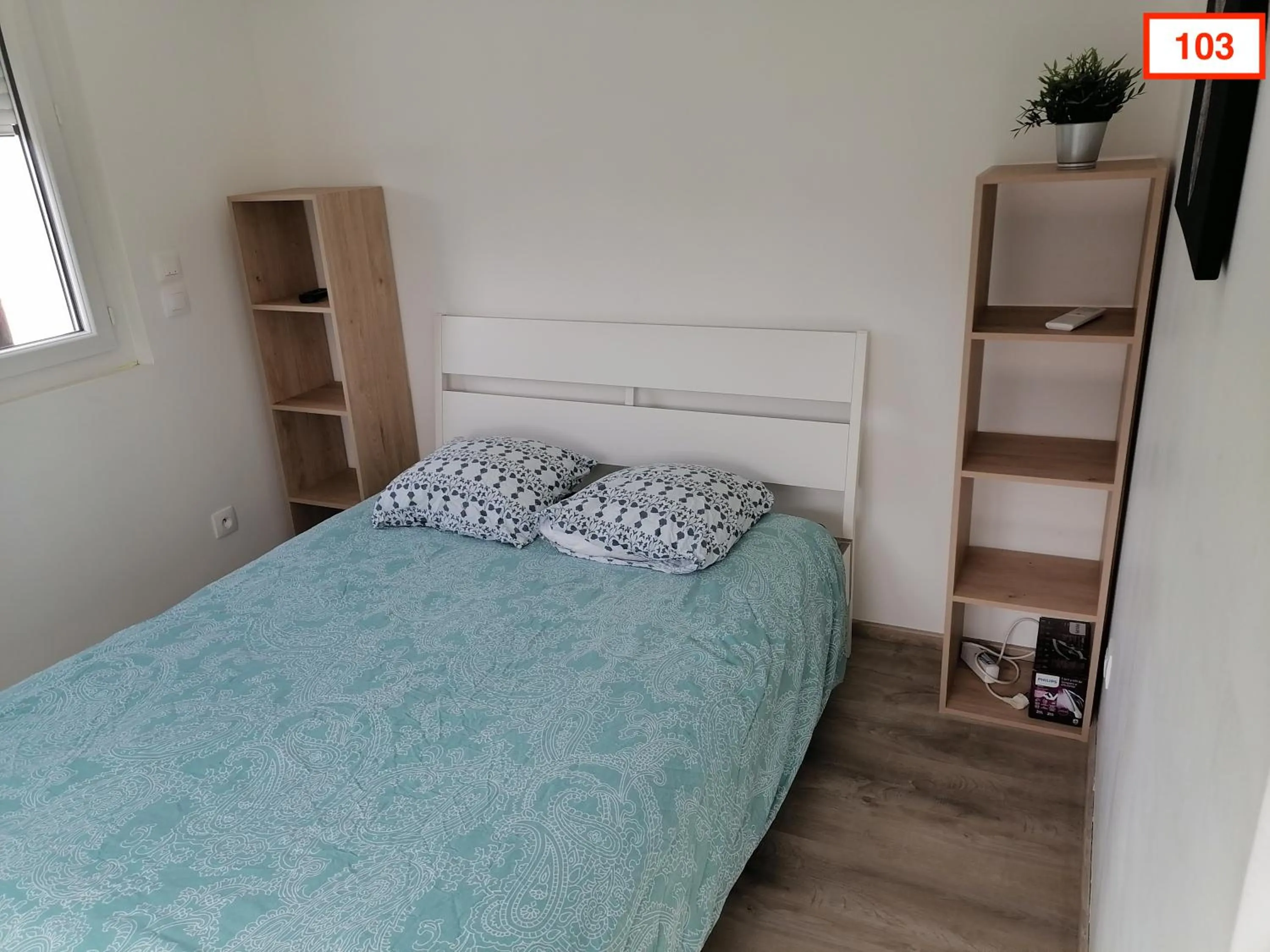 Bedroom, Bed in Immoappart