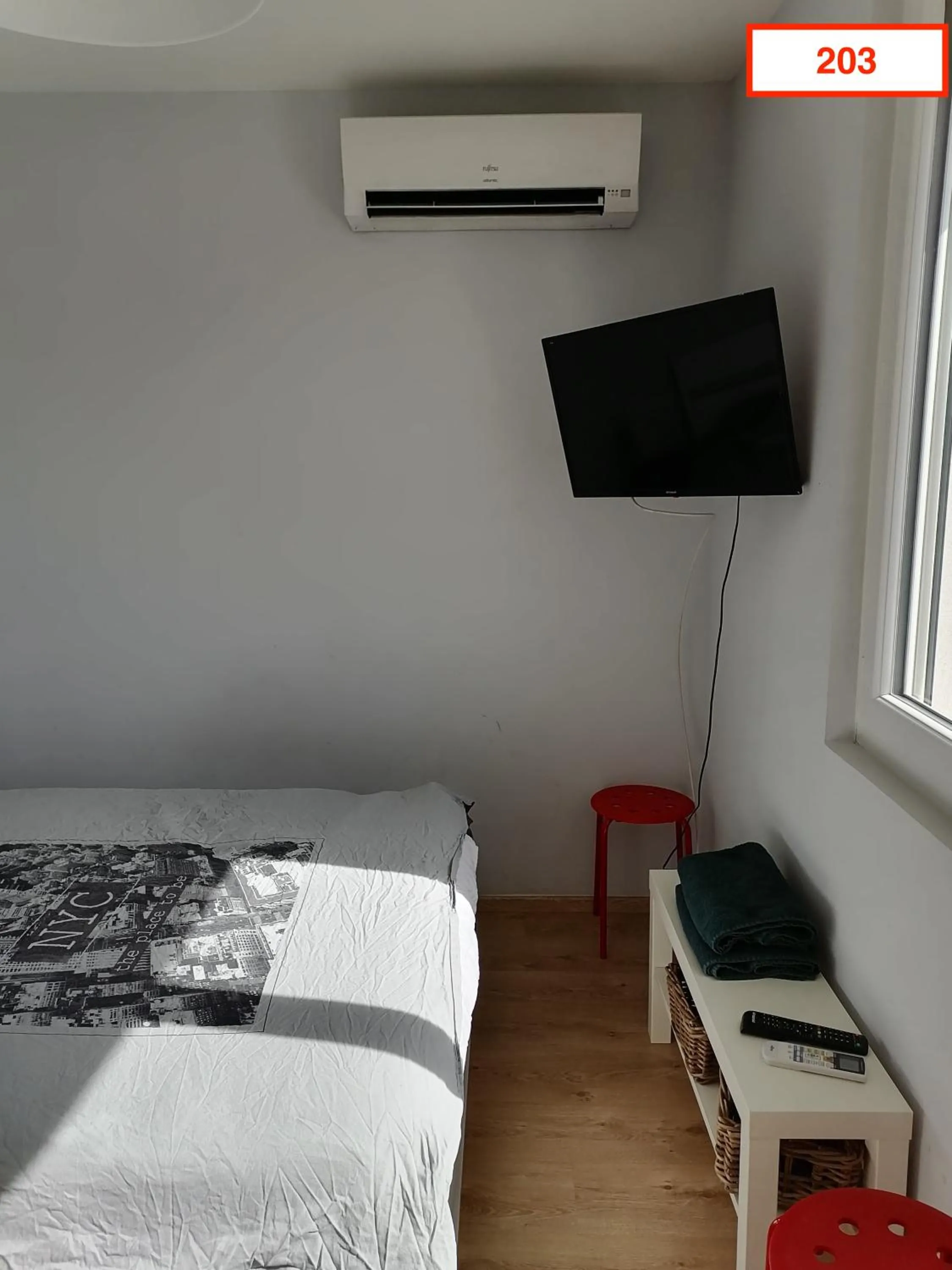 Bedroom, Bed in Immoappart