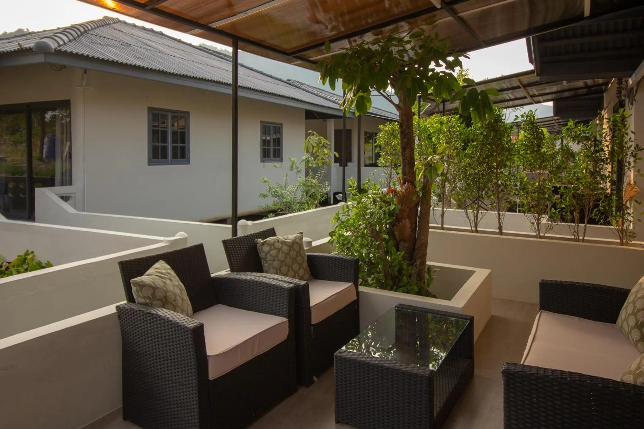 Balcony/Terrace in Aussieland Bungalows