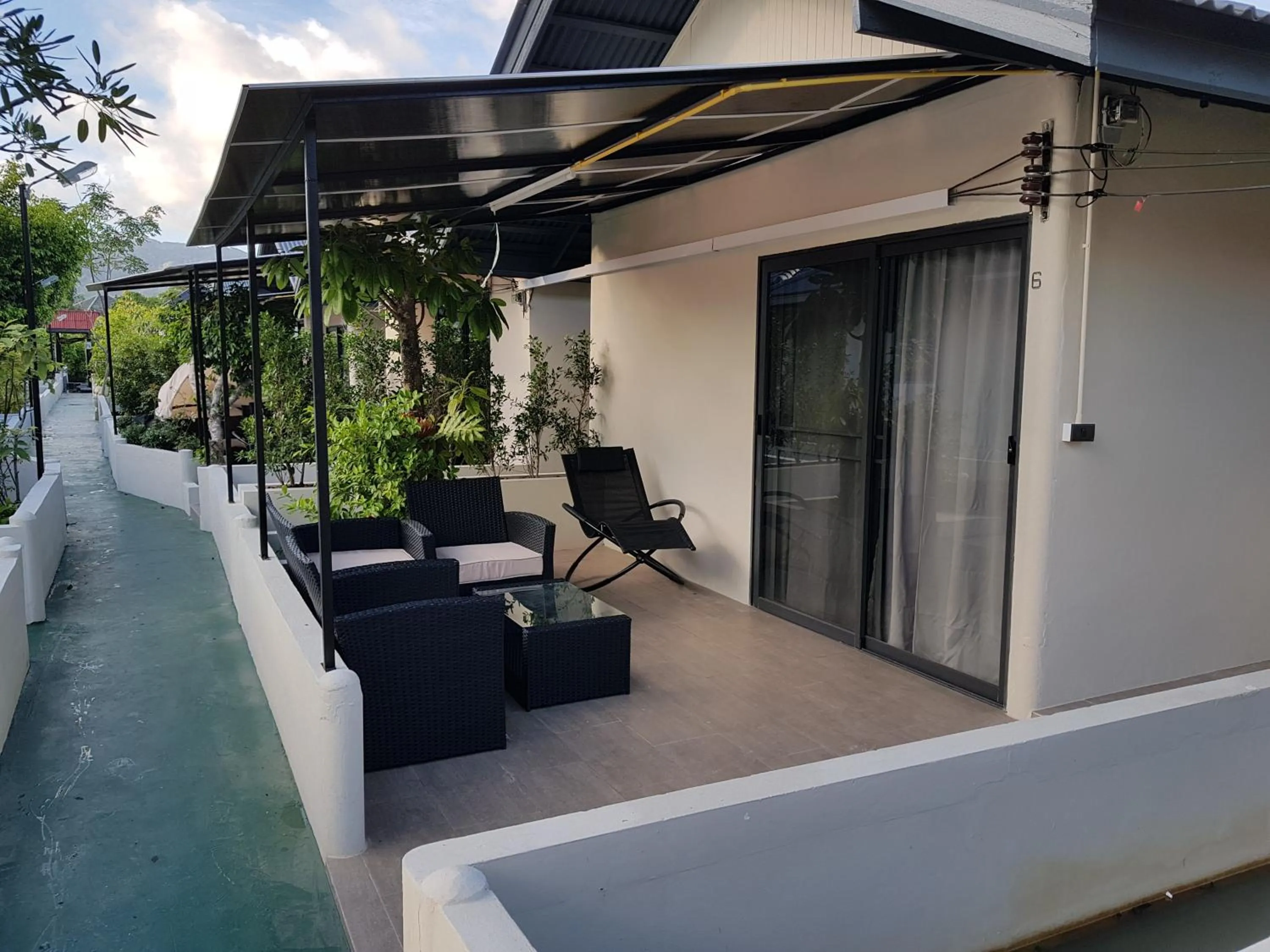 Balcony/Terrace in Aussieland Bungalows