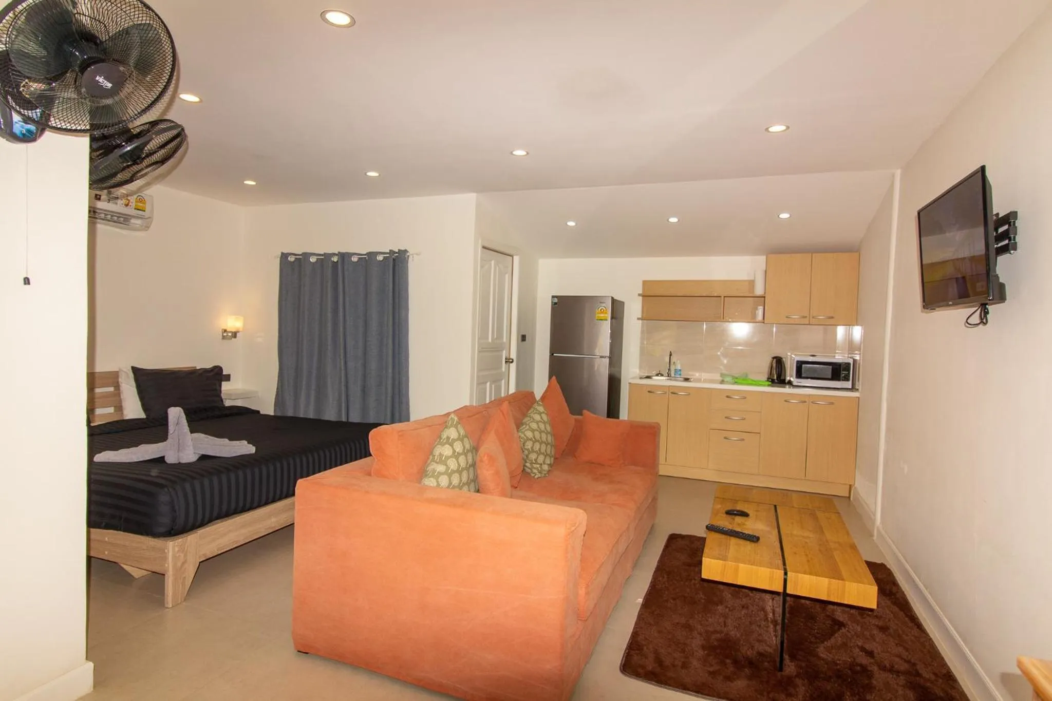 Living room in Aussieland Bungalows