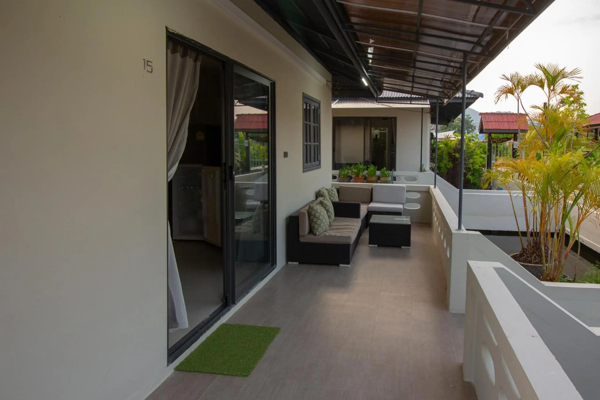 Balcony/Terrace in Aussieland Bungalows
