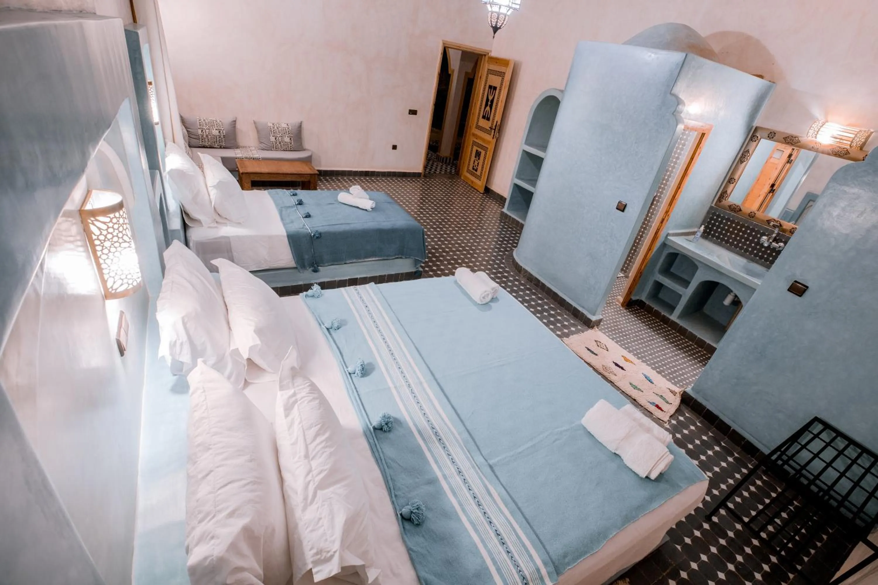 Bed in Hassilabiad Appart Hotel