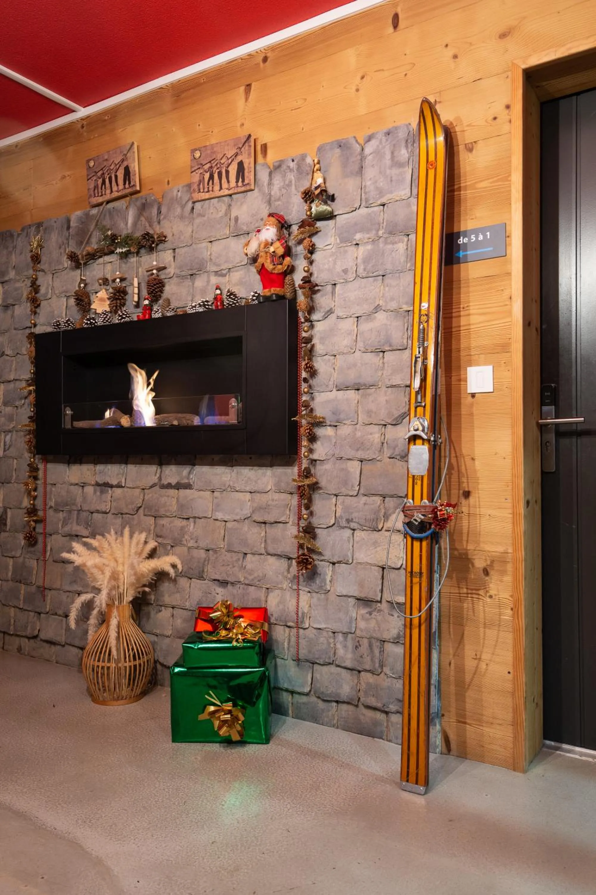 Lobby or reception in Résidence Côté Chalet