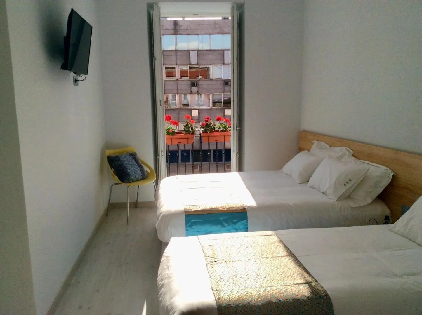 Bed in Hostal Palacio Luna