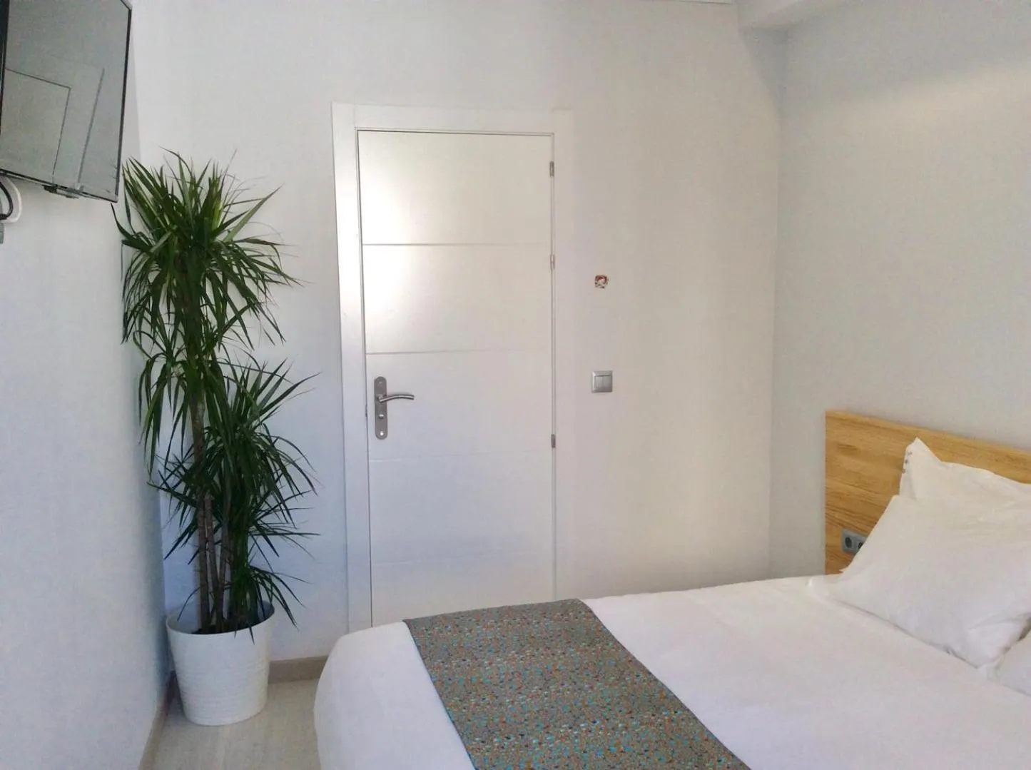 Bed in Hostal Palacio Luna