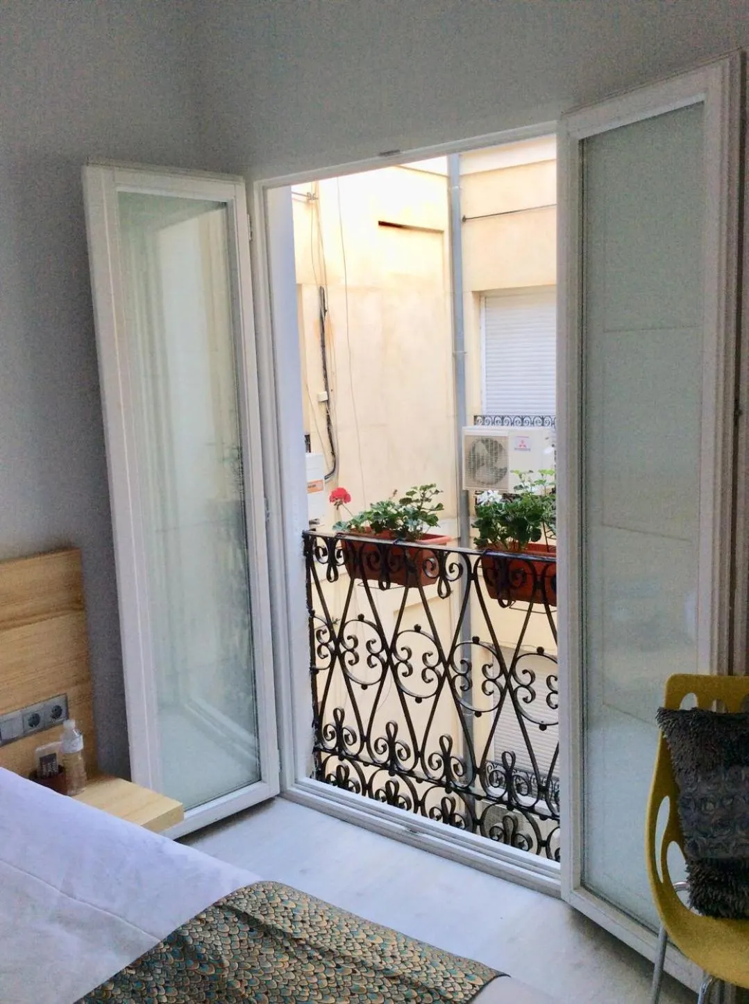 Bed in Hostal Palacio Luna