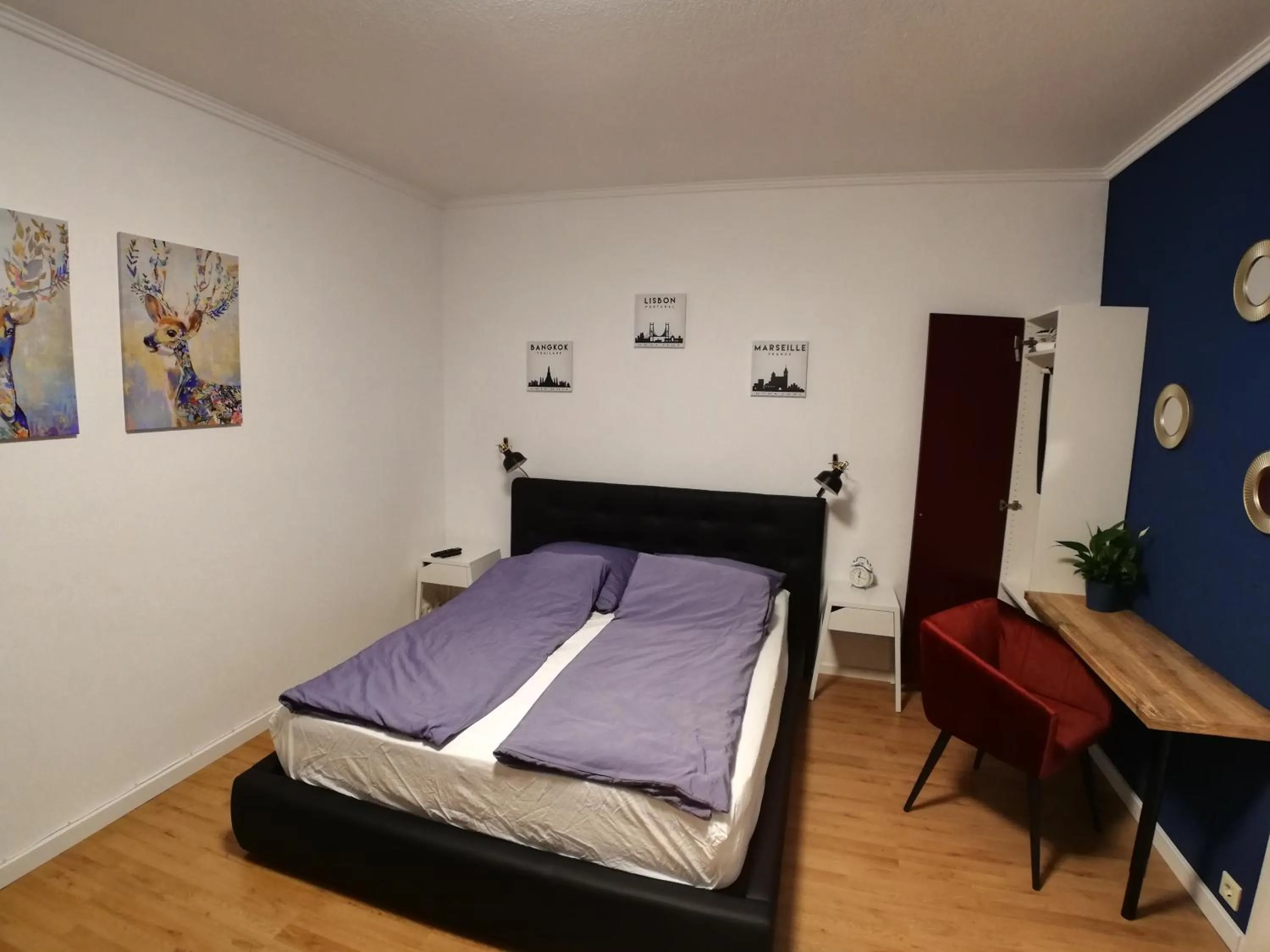 Seating area, Bed in Dream & Relax Apartment's Messe