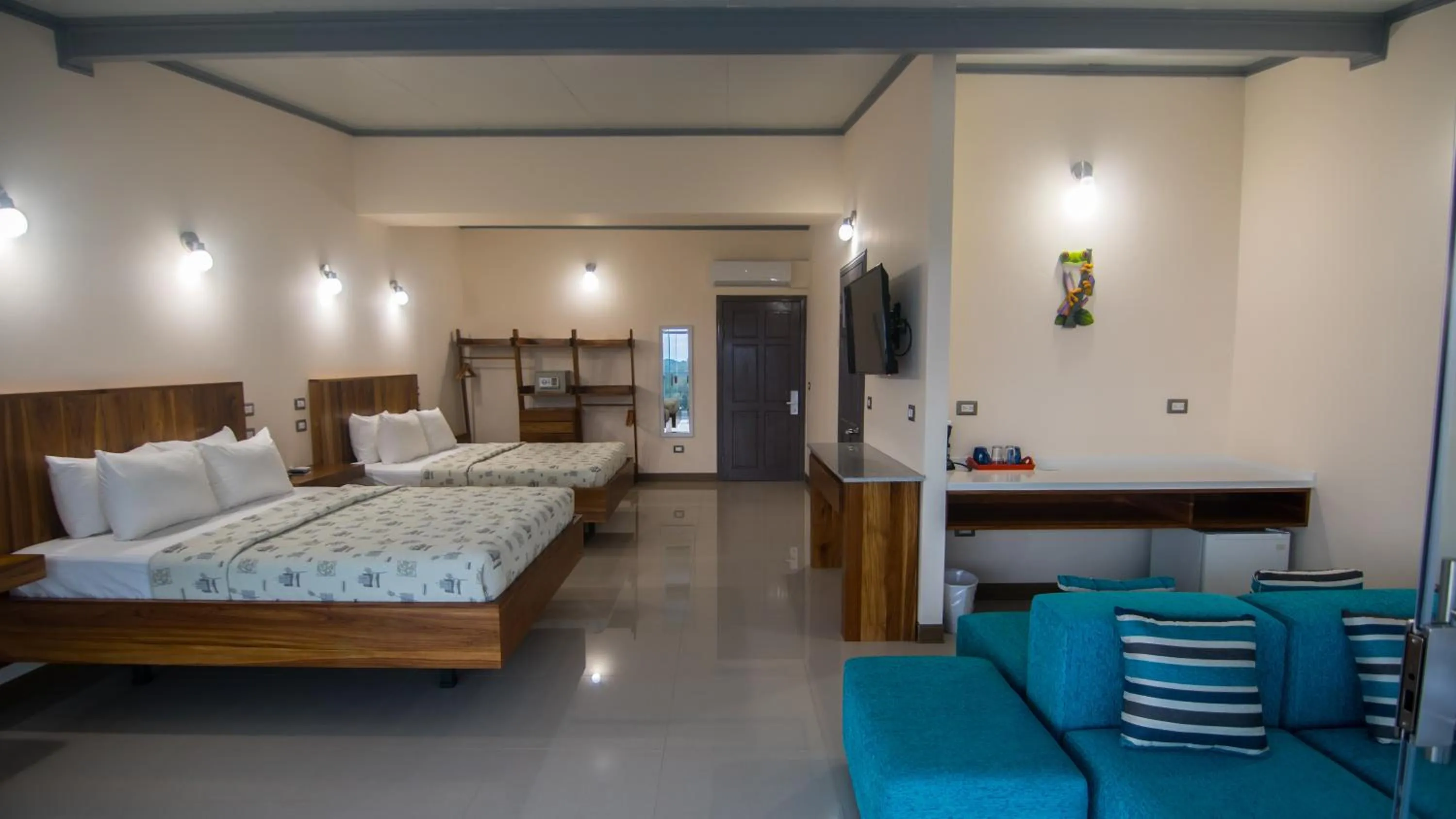 Bed in Hotel La Mariposa