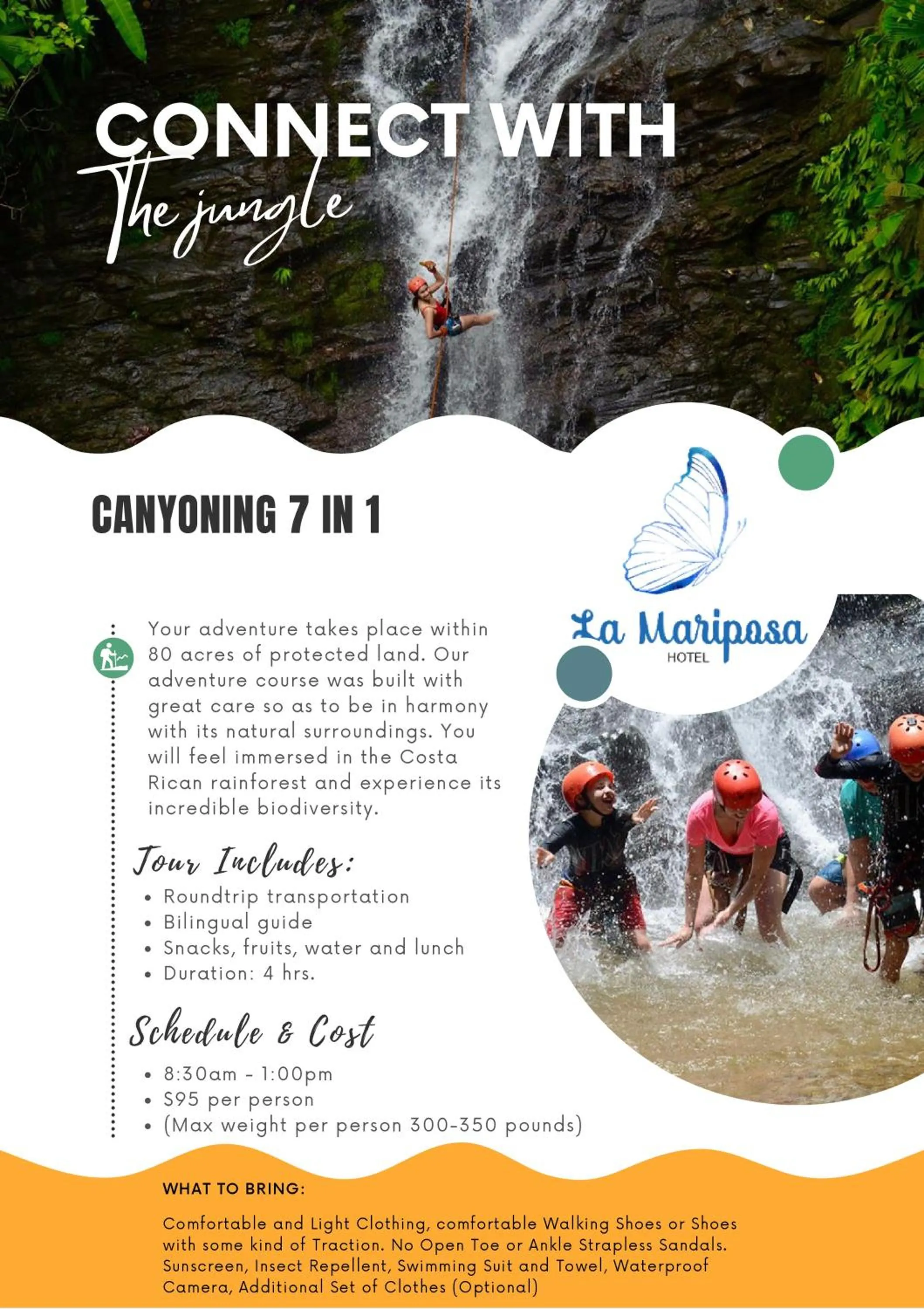 Activities in Hotel La Mariposa