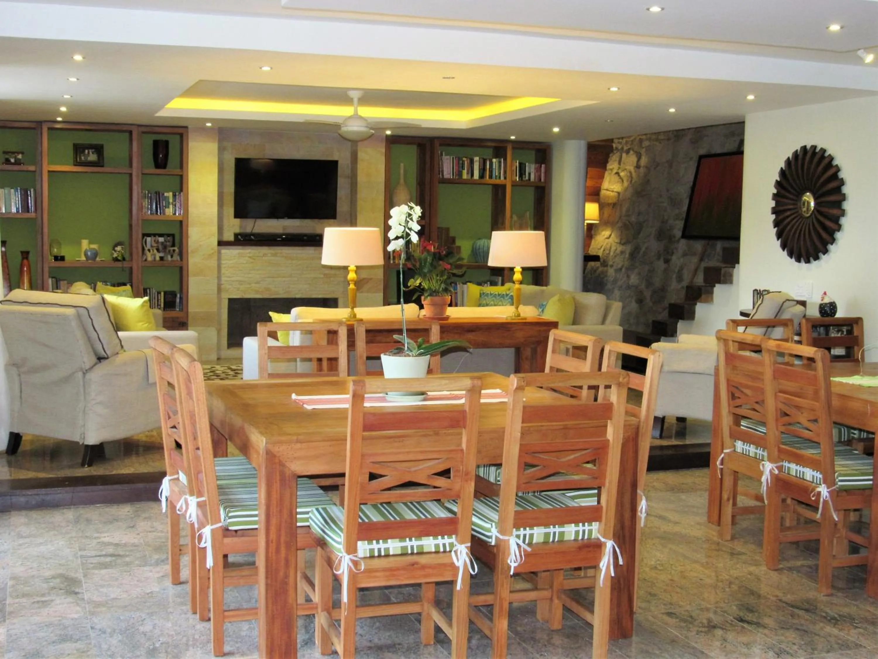 Living room in Casa Verde Río