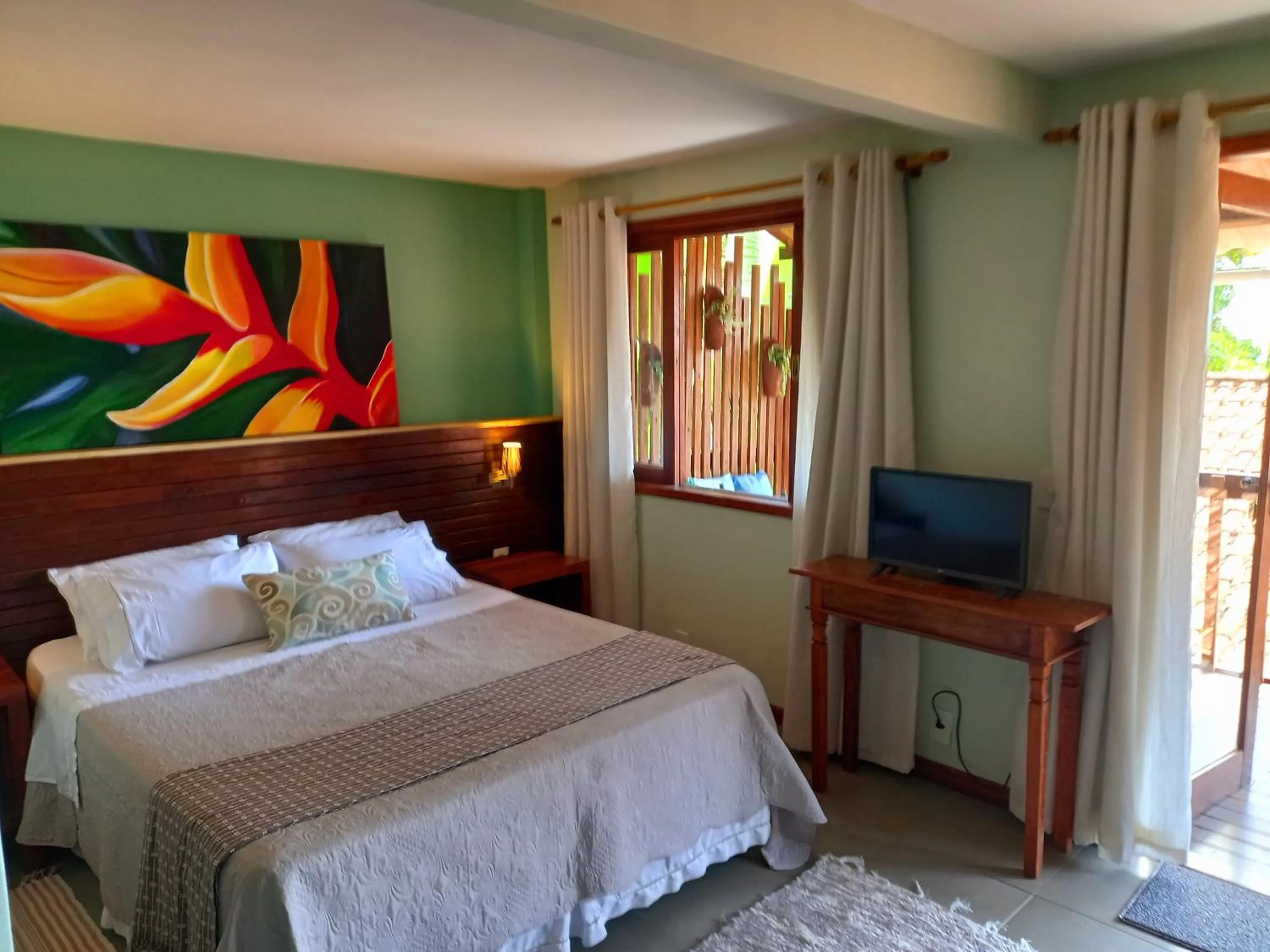 Bedroom, Bed in Casa Verde Río