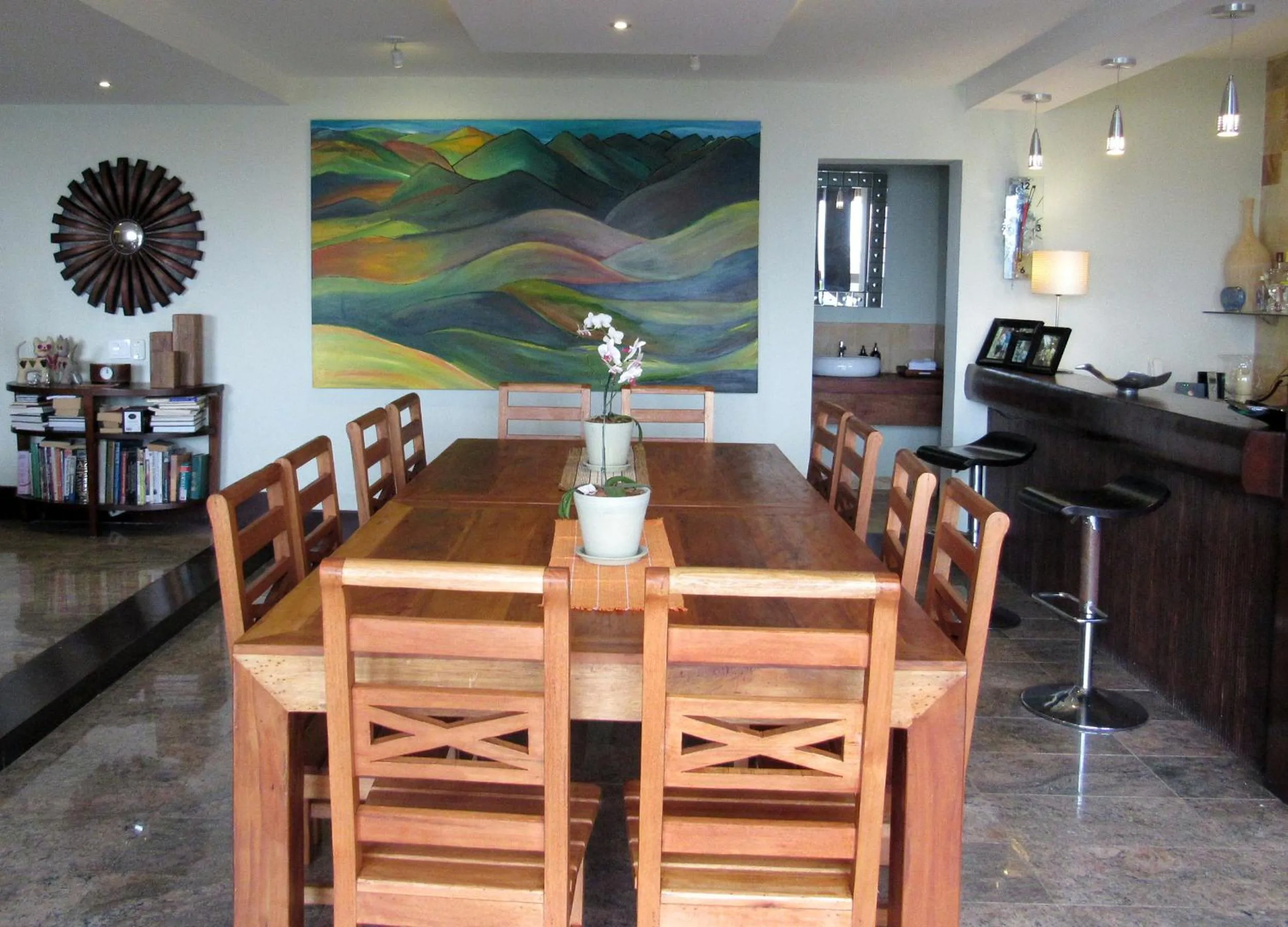 Dining area in Casa Verde Río