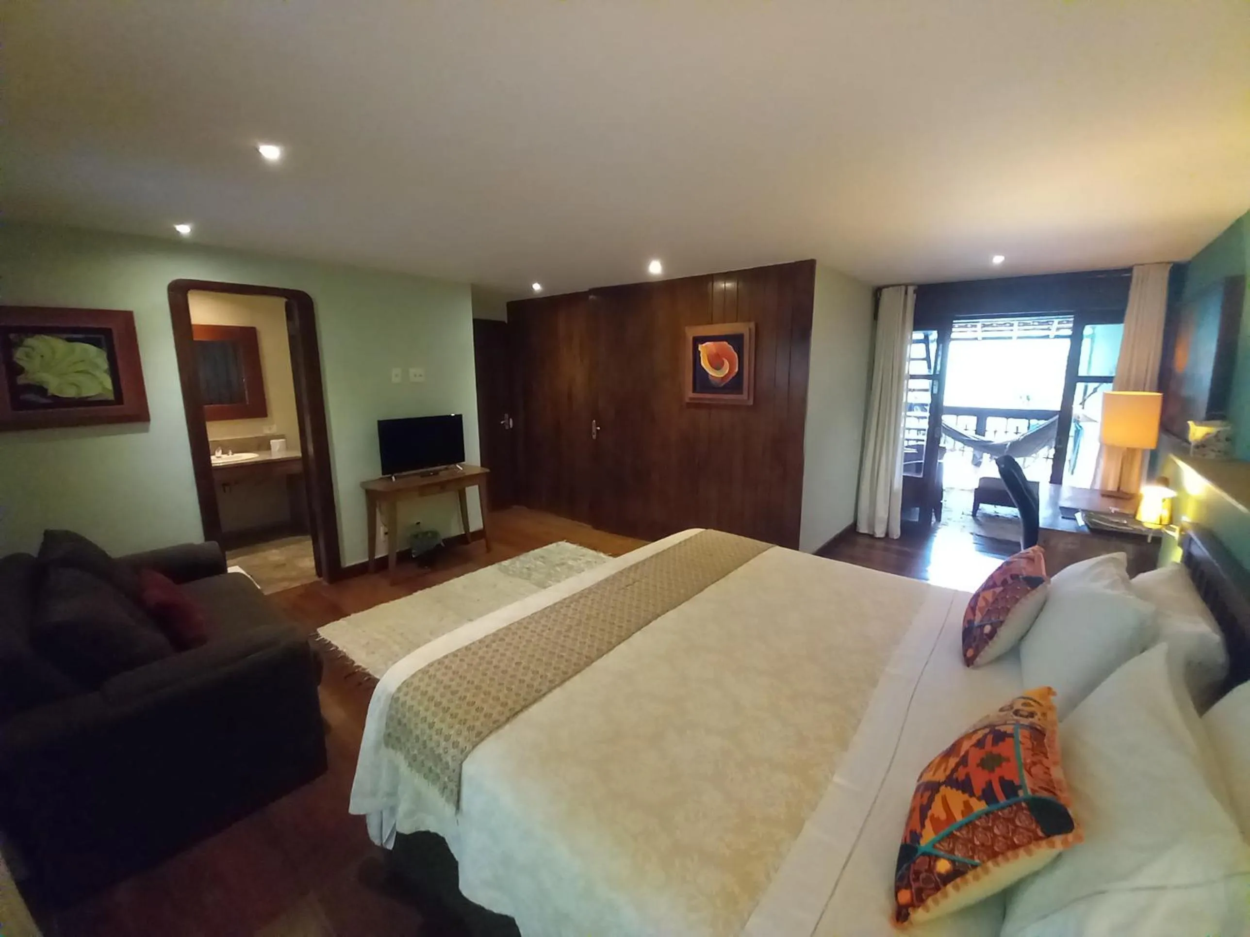 Bedroom, Bed in Casa Verde Río