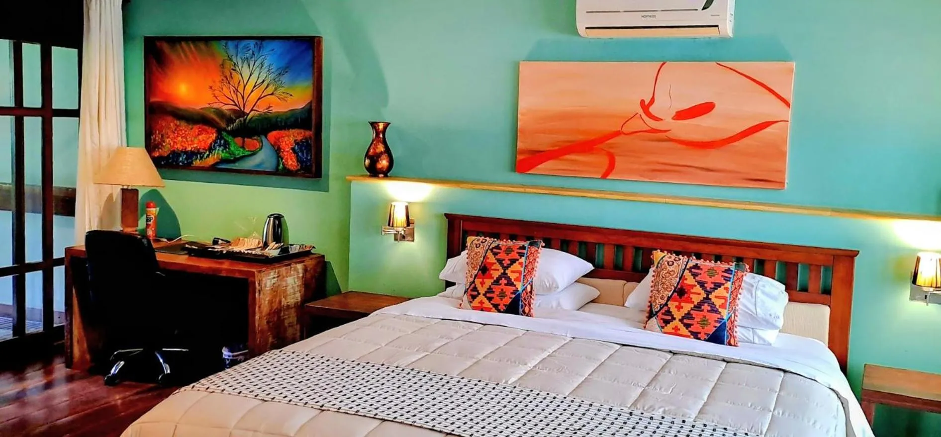 Bedroom, Bed in Casa Verde Río
