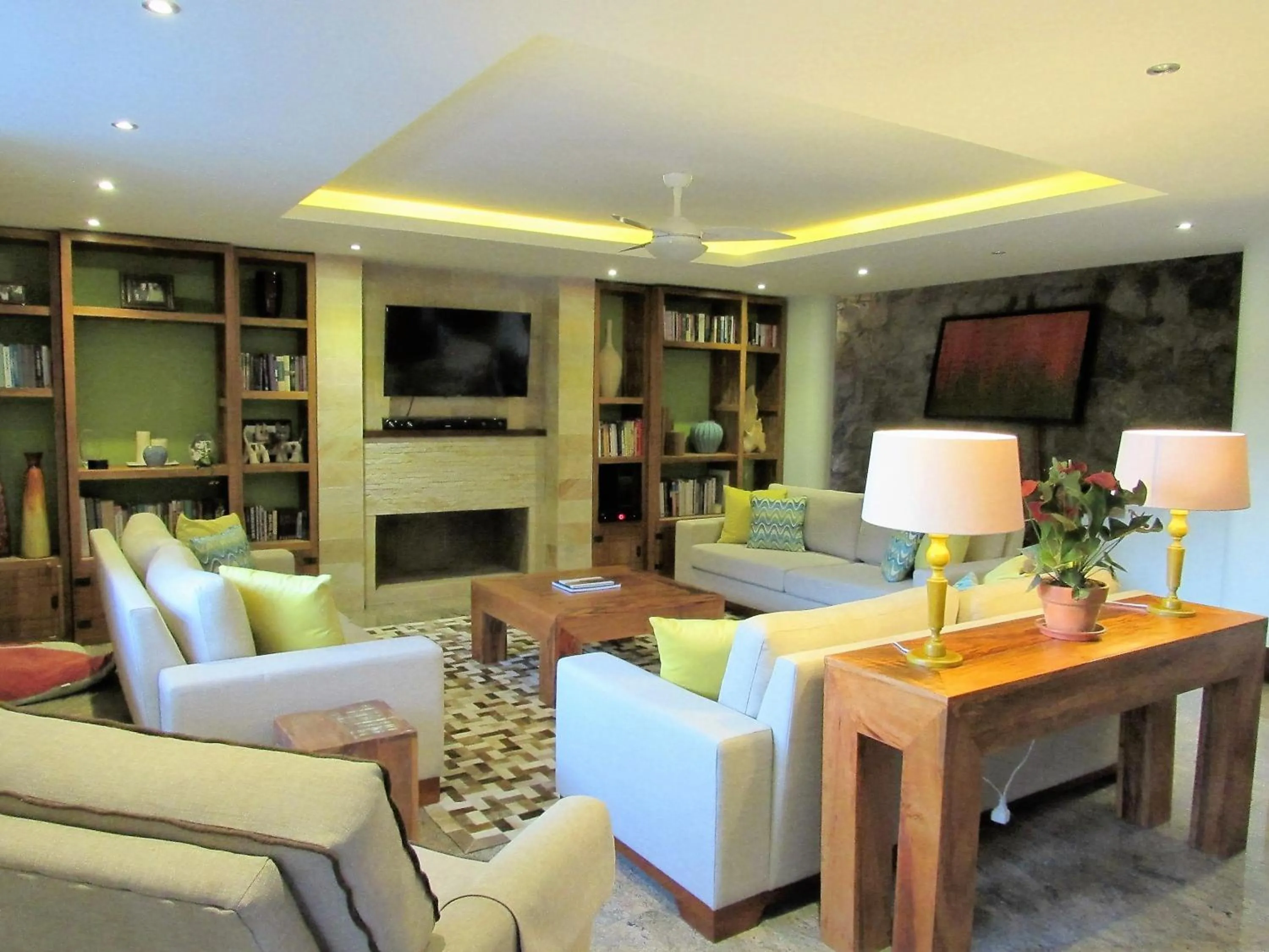Living room in Casa Verde Río