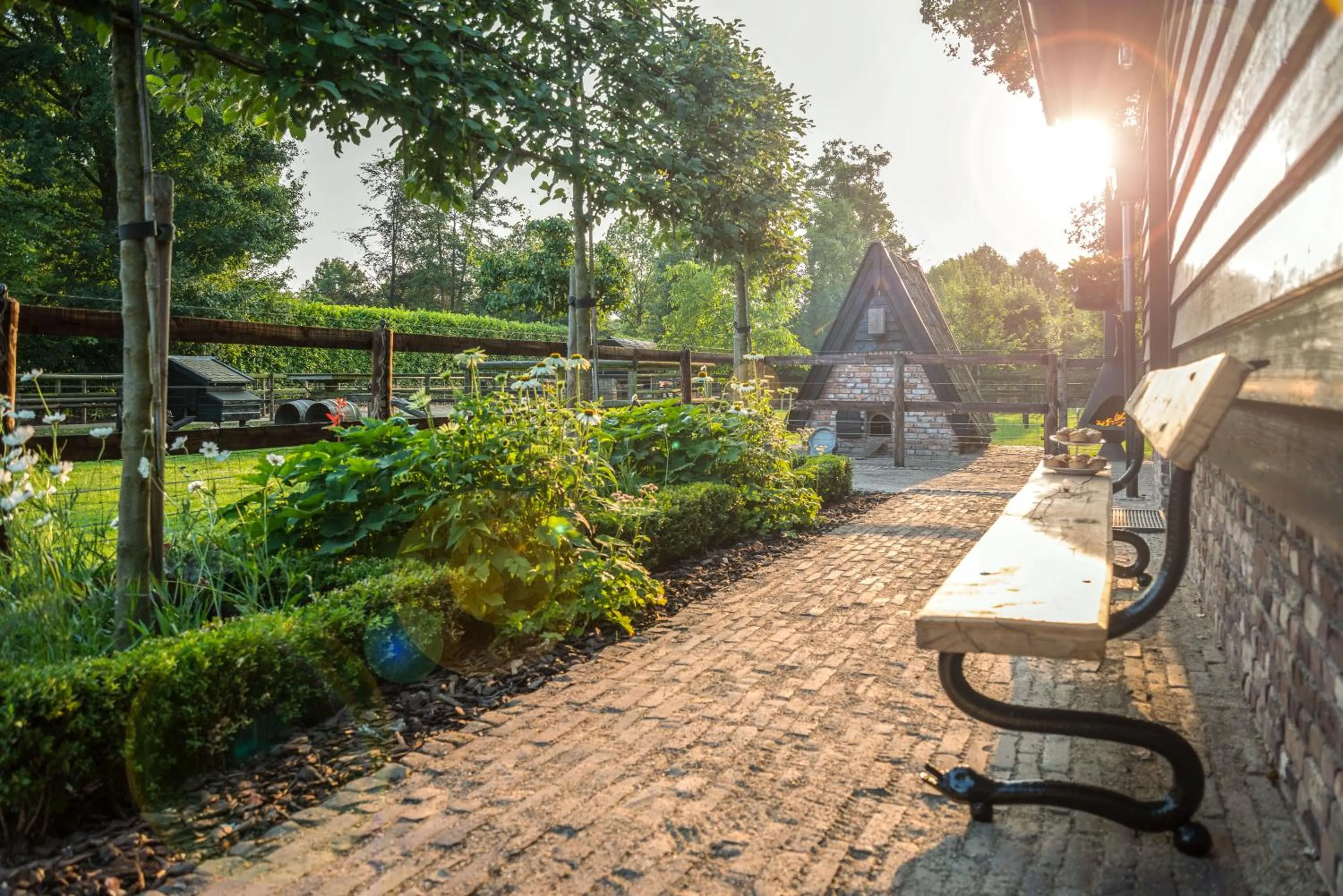 Garden in Bed en Breakfast Puur8a