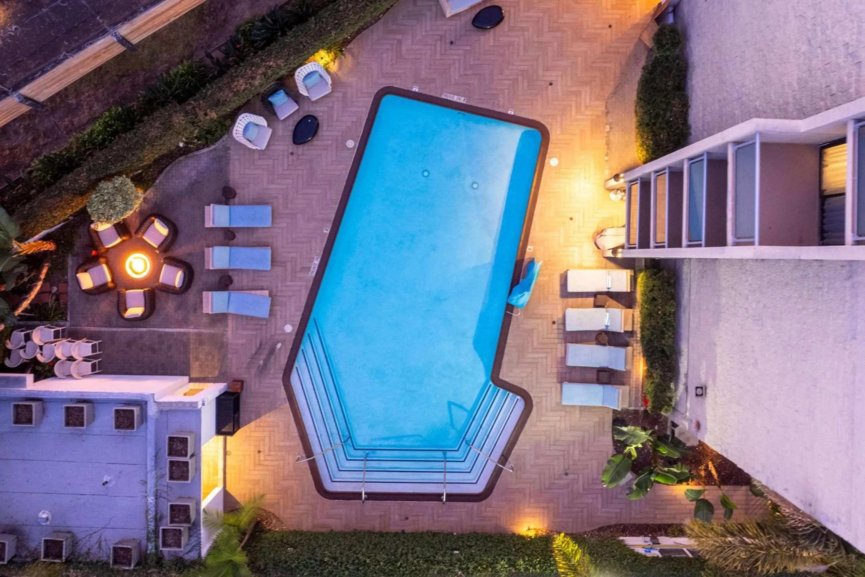 Pool view in Hotel La Jolla, Curio Collection by Hilton