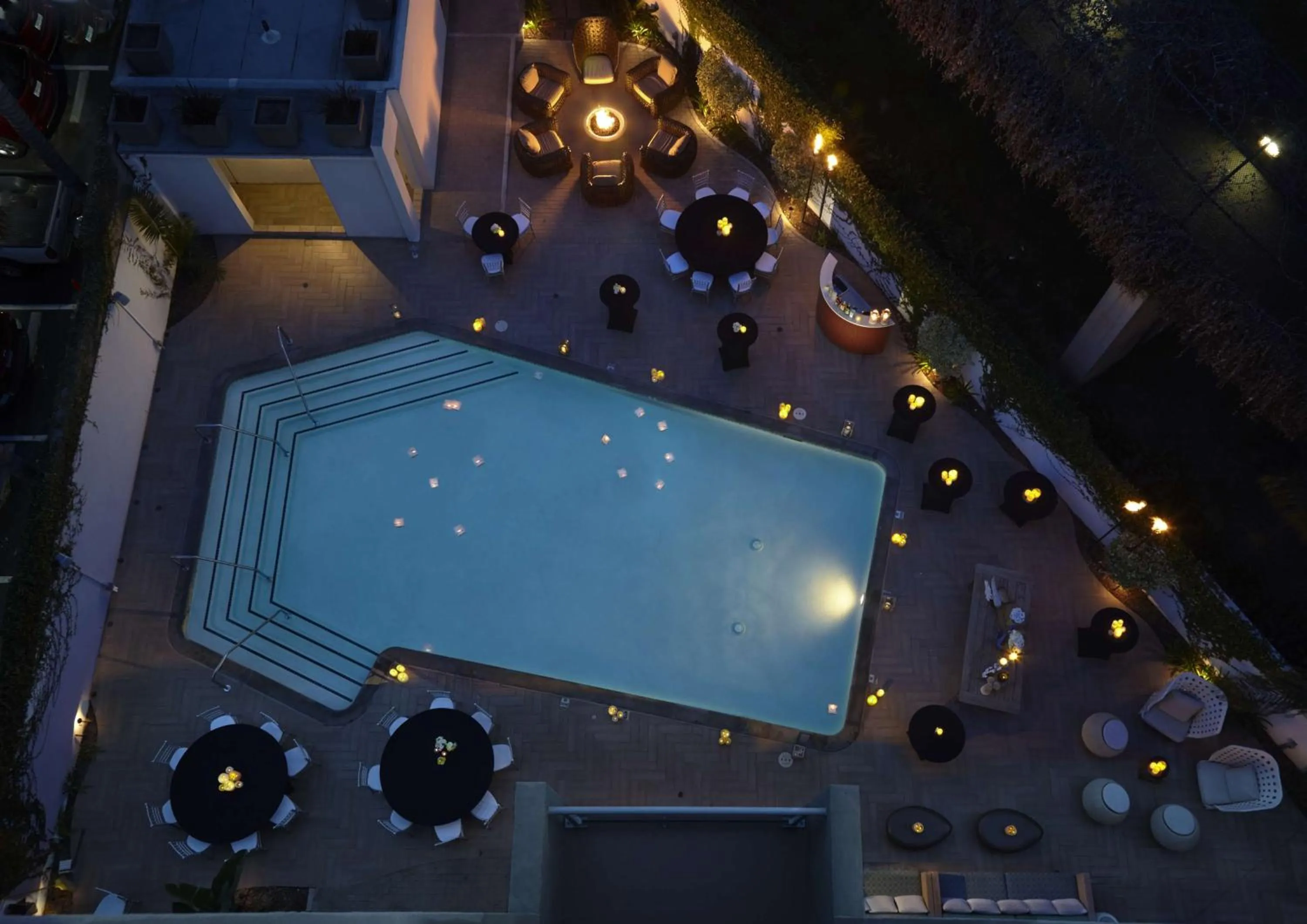 Pool view in Hotel La Jolla, Curio Collection by Hilton