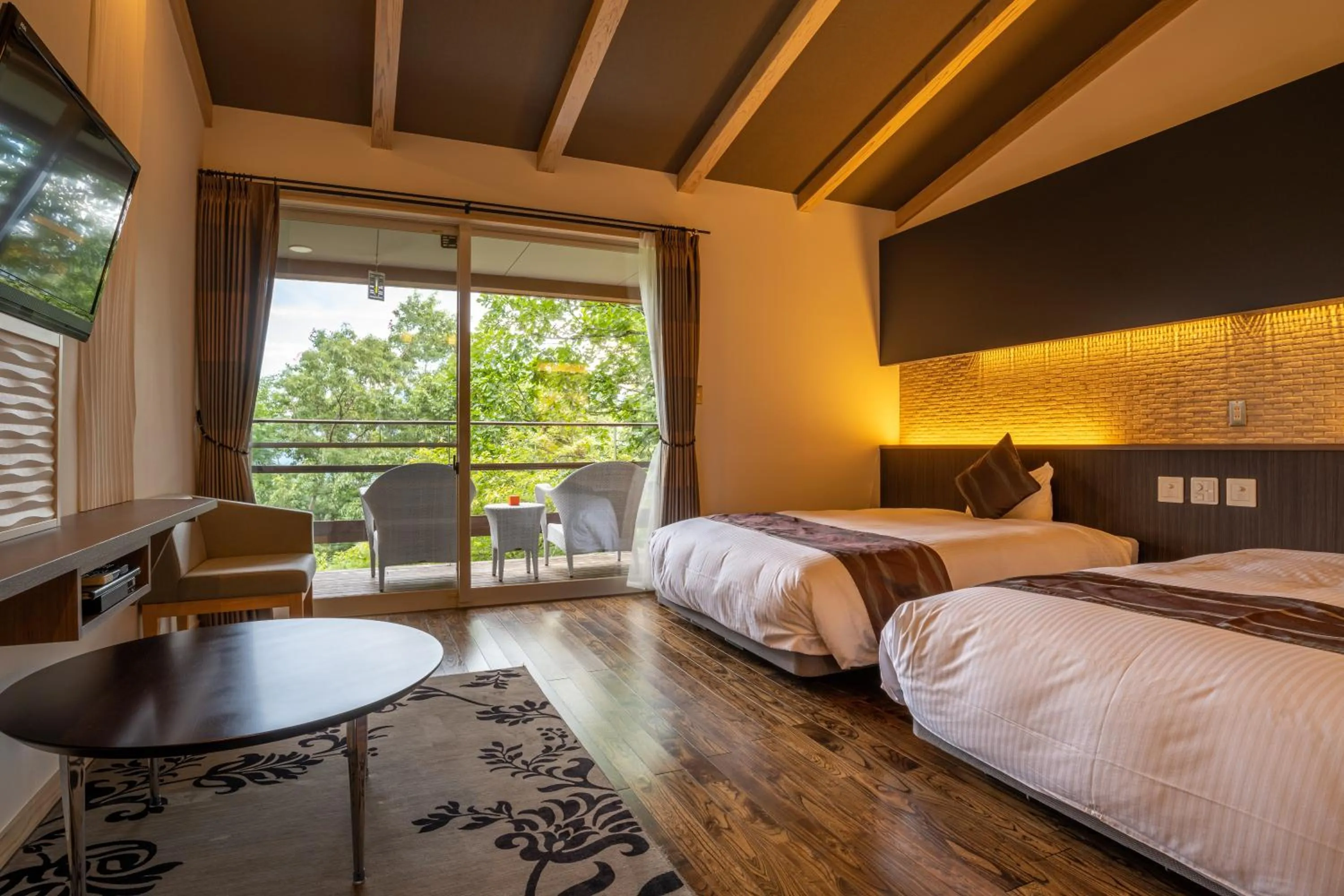 Bed in Kusayane no yado Ryunohige