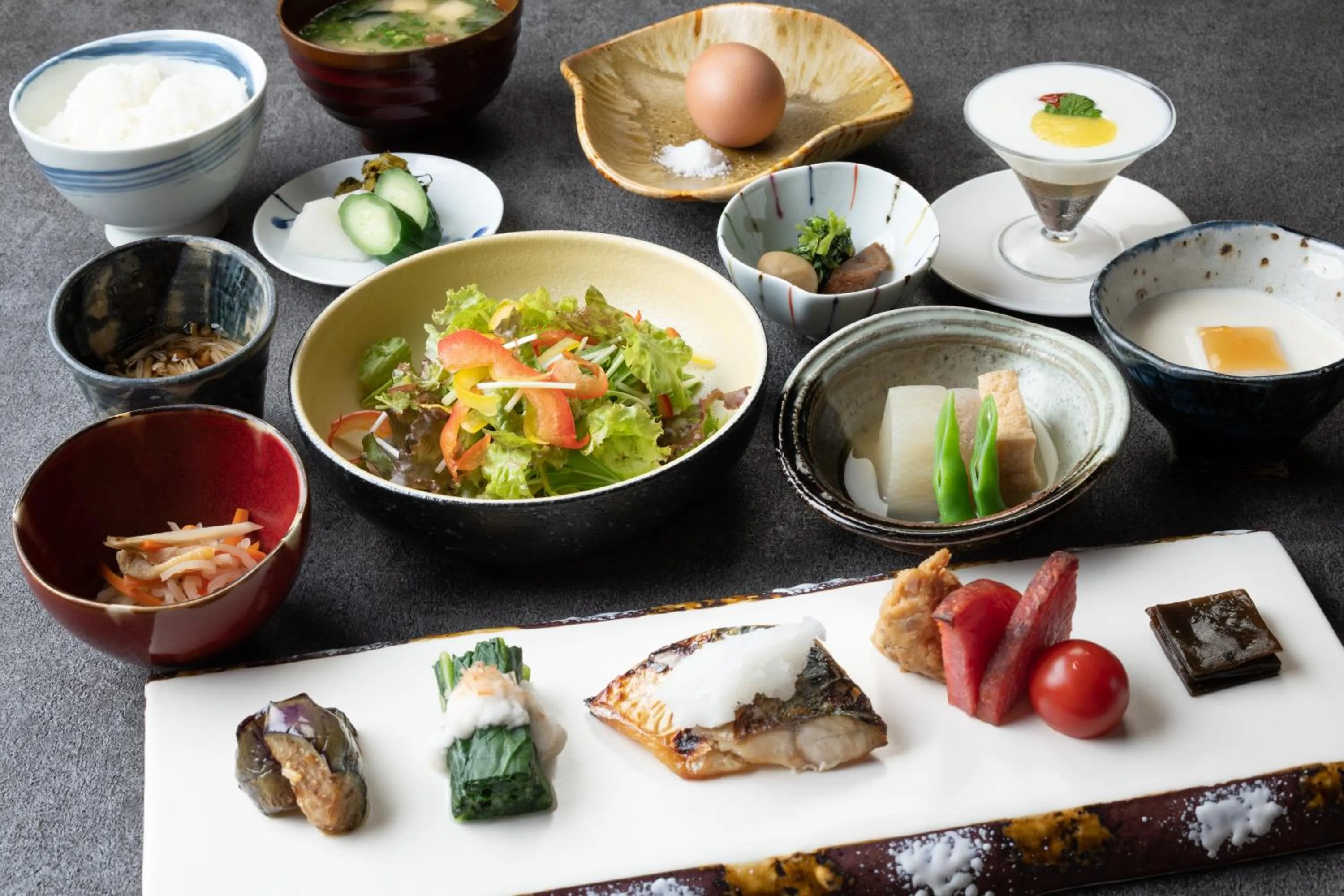 Food and drinks in Kusayane no yado Ryunohige