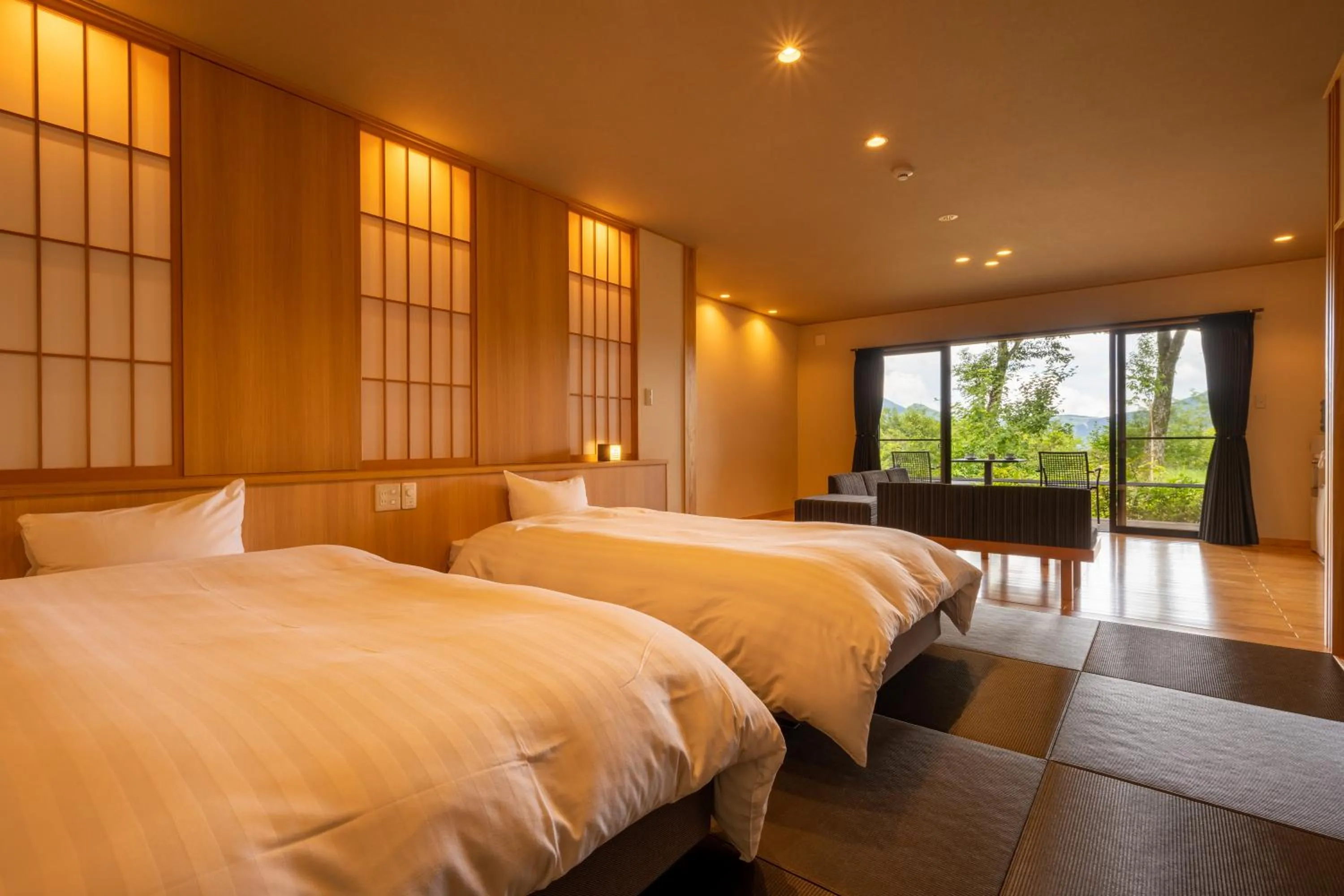 Bed in Kusayane no yado Ryunohige