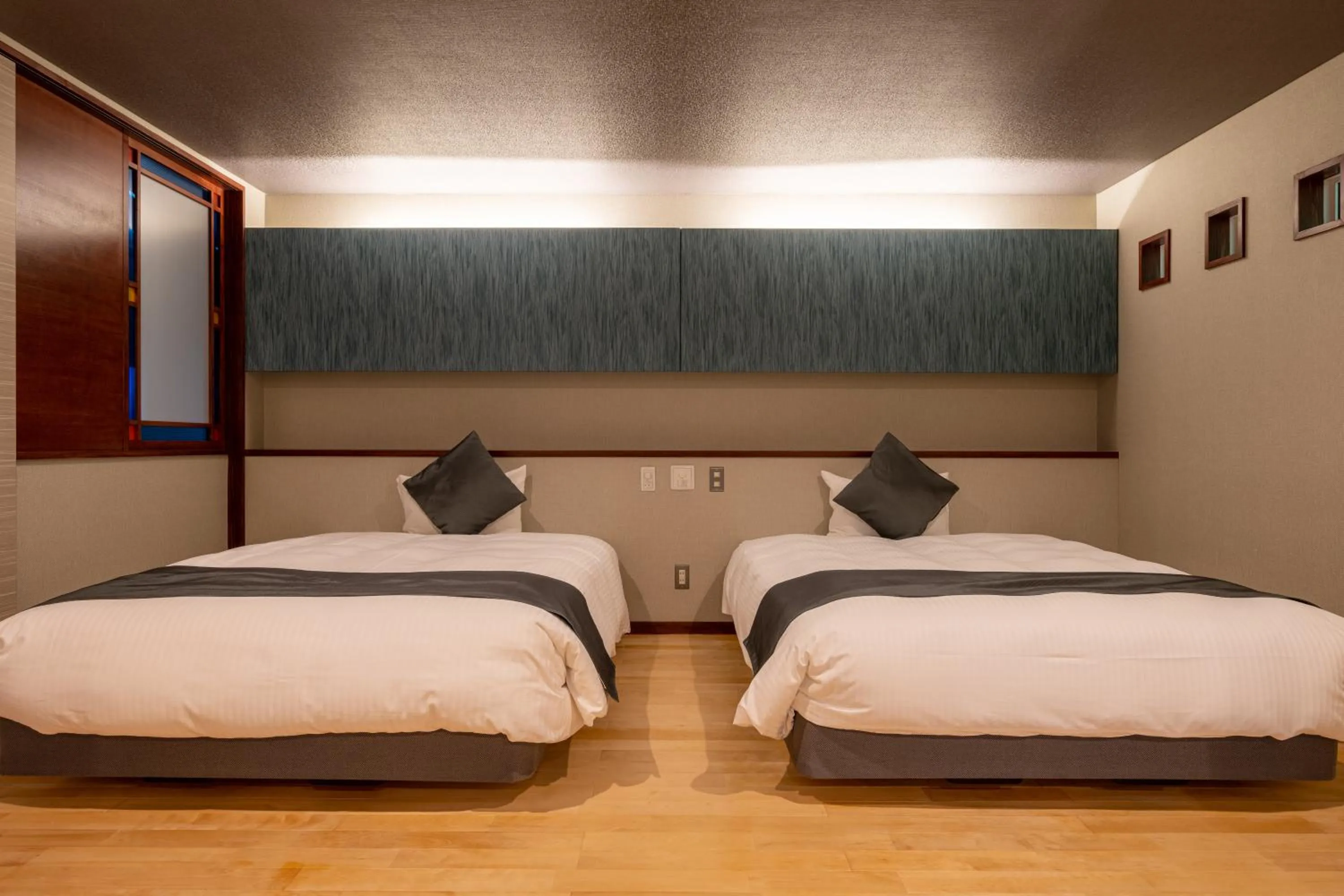 Bed in Kusayane no yado Ryunohige