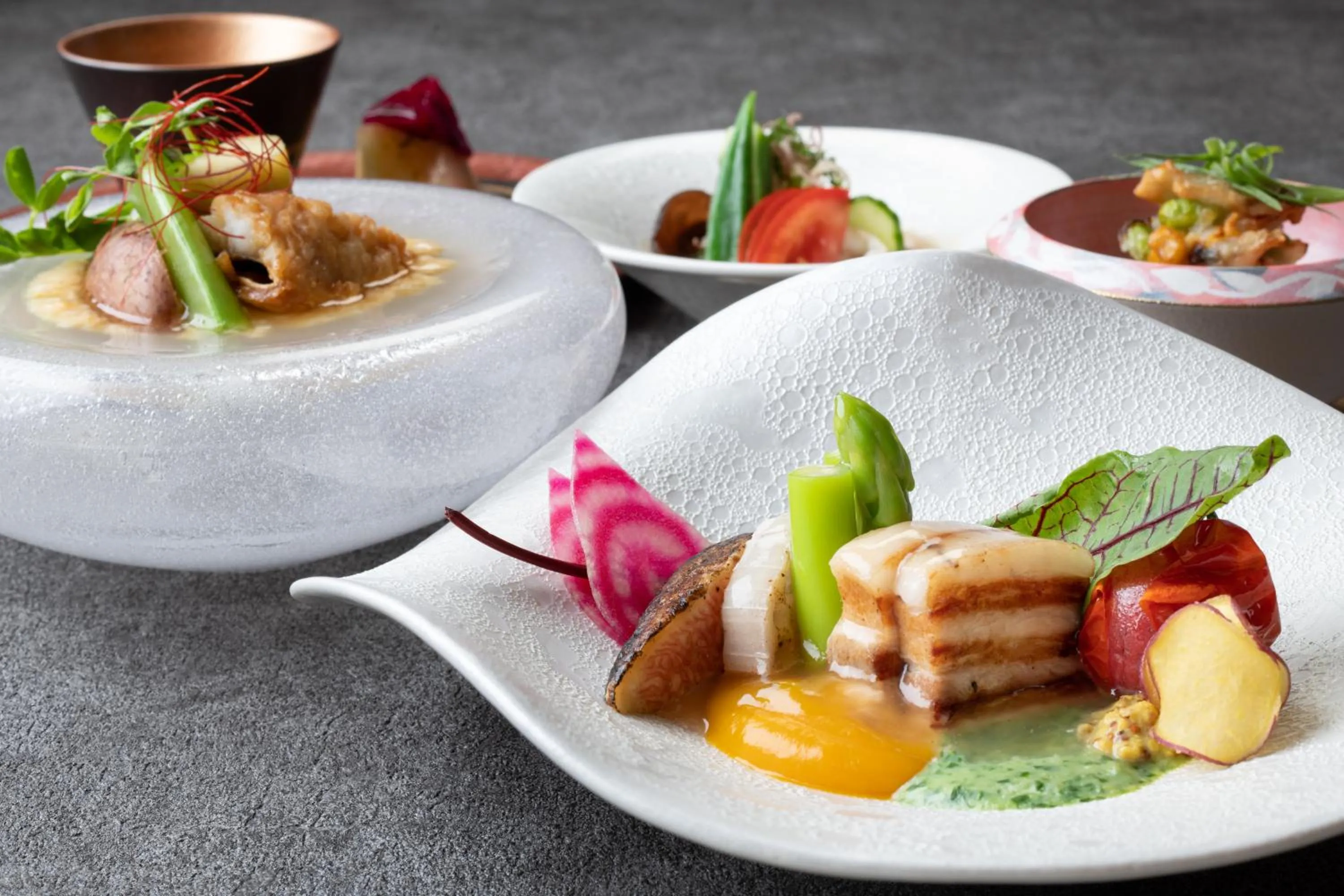 Food and drinks in Kusayane no yado Ryunohige