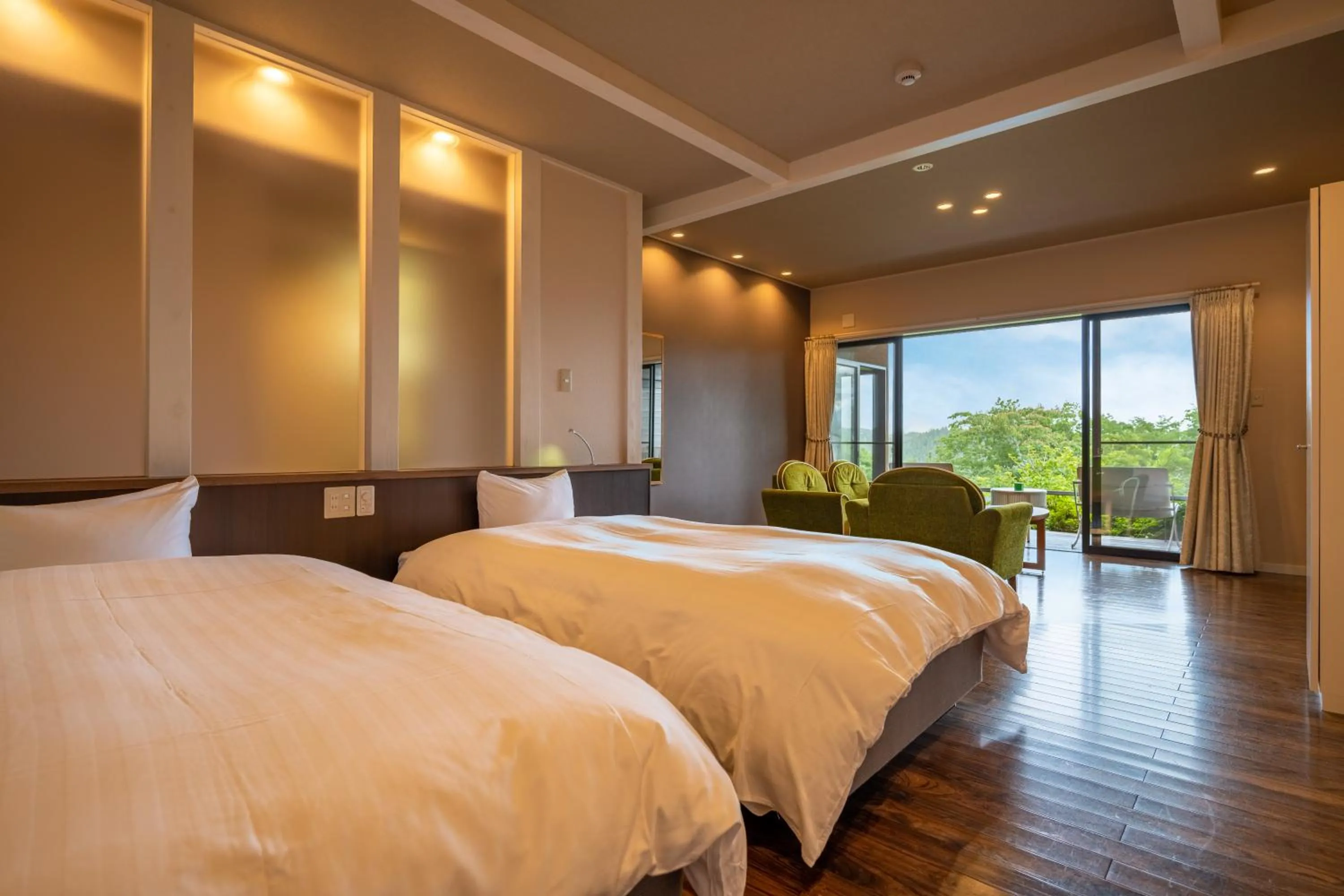 Bed in Kusayane no yado Ryunohige