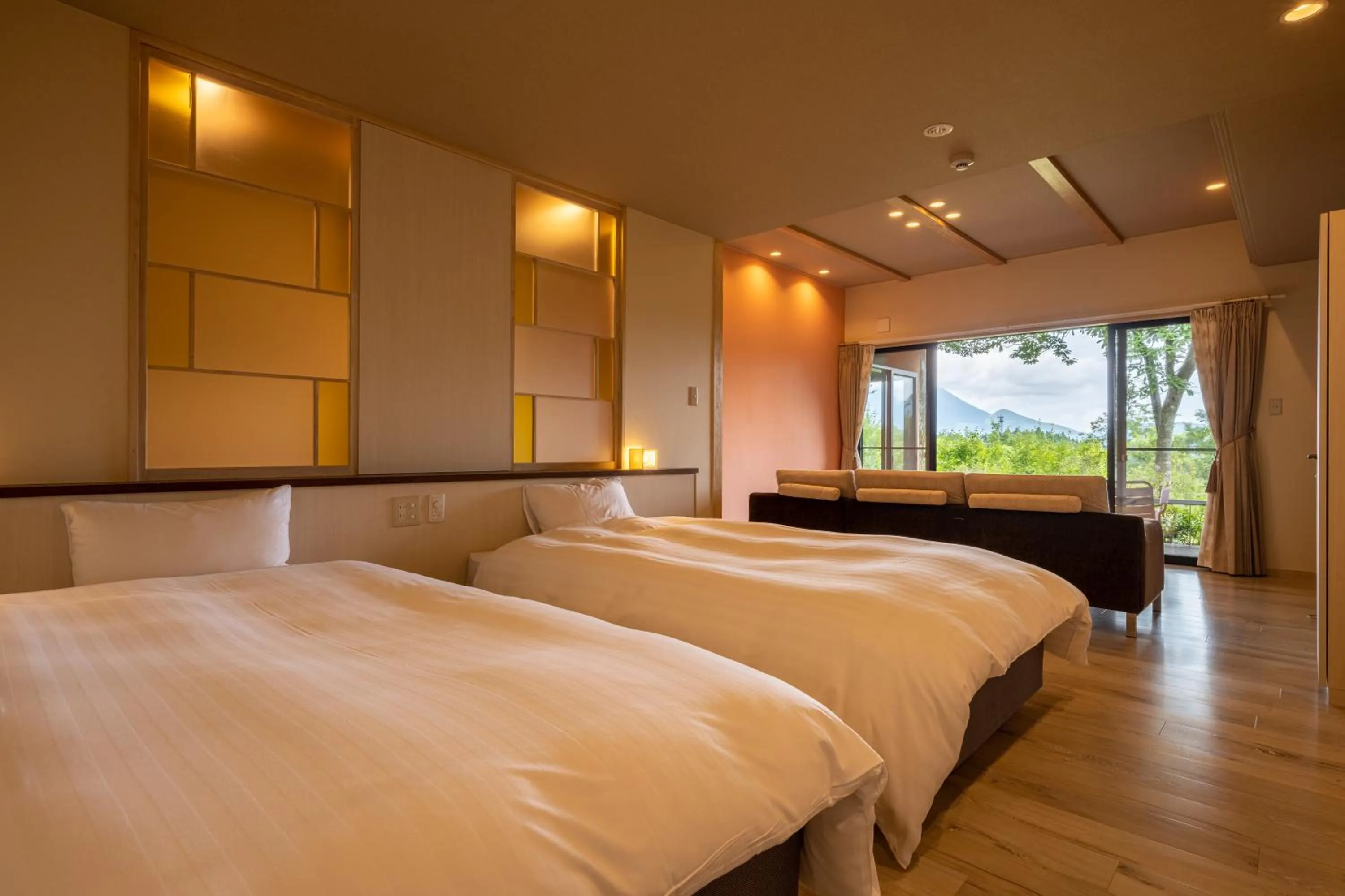 Bed in Kusayane no yado Ryunohige