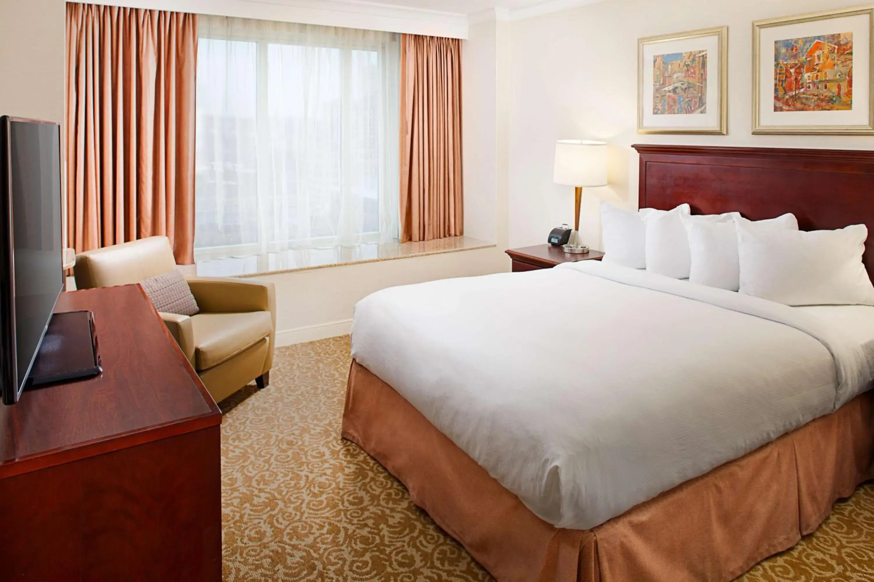 Bed in Hilton Providence Bed in Hilton Providence