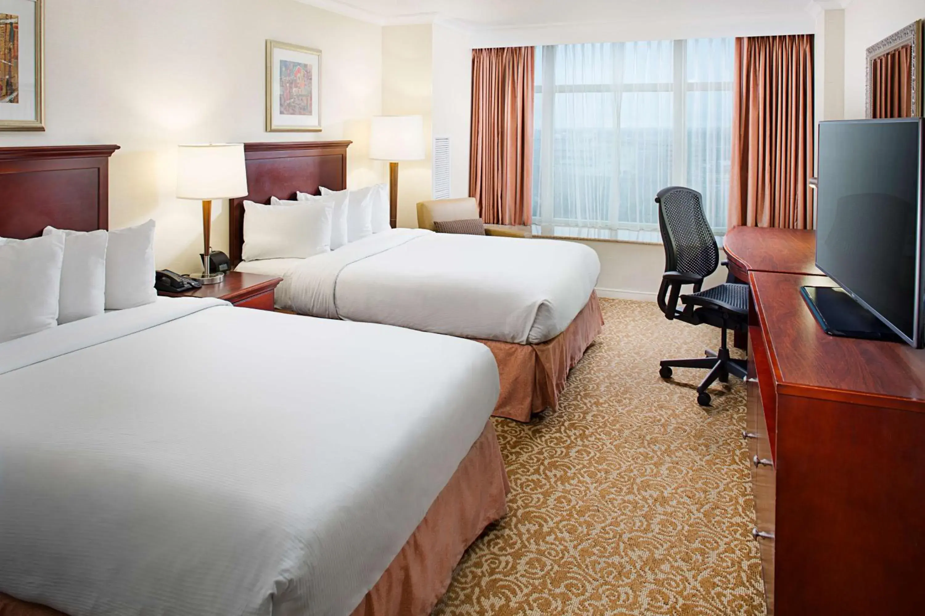 Bed in Hilton Providence Bed in Hilton Providence