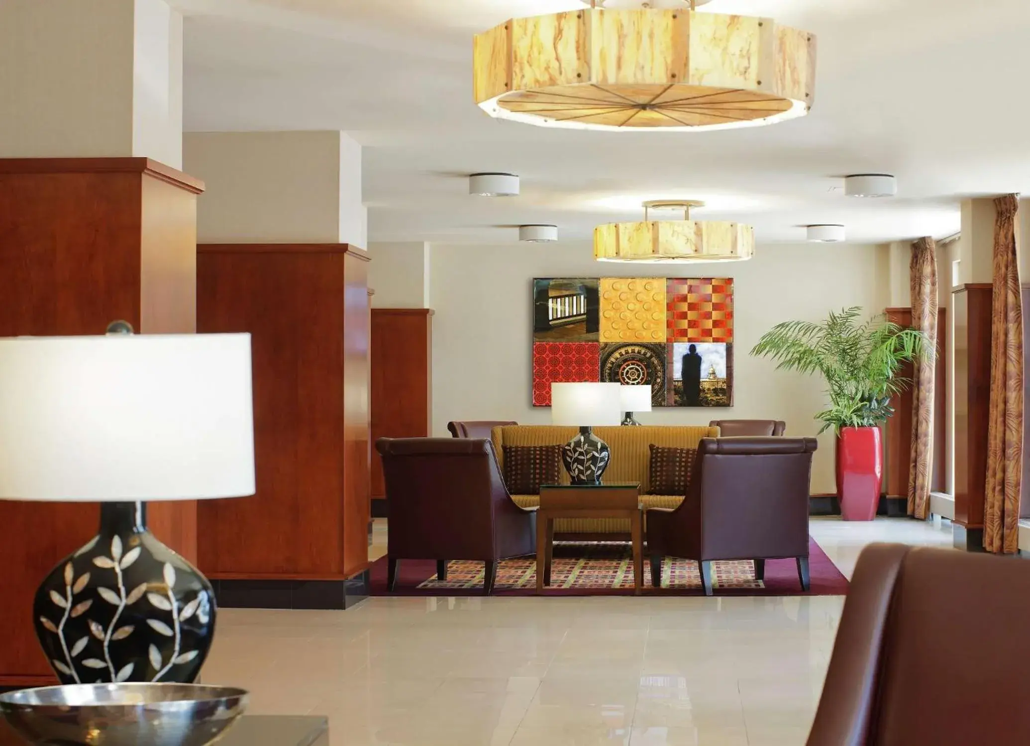 Lobby or reception in Hilton Providence Lobby or reception in Hilton Providence