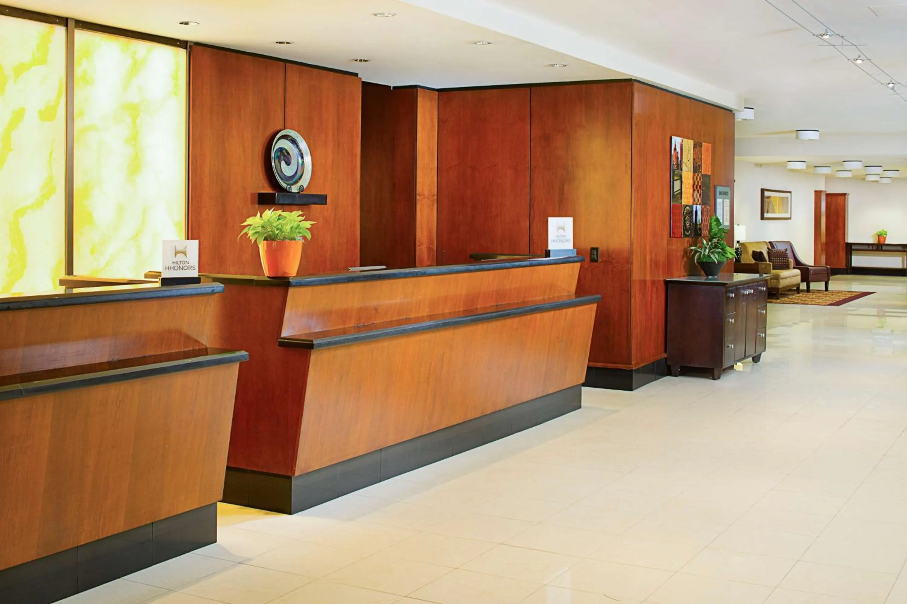 Lobby or reception in Hilton Providence