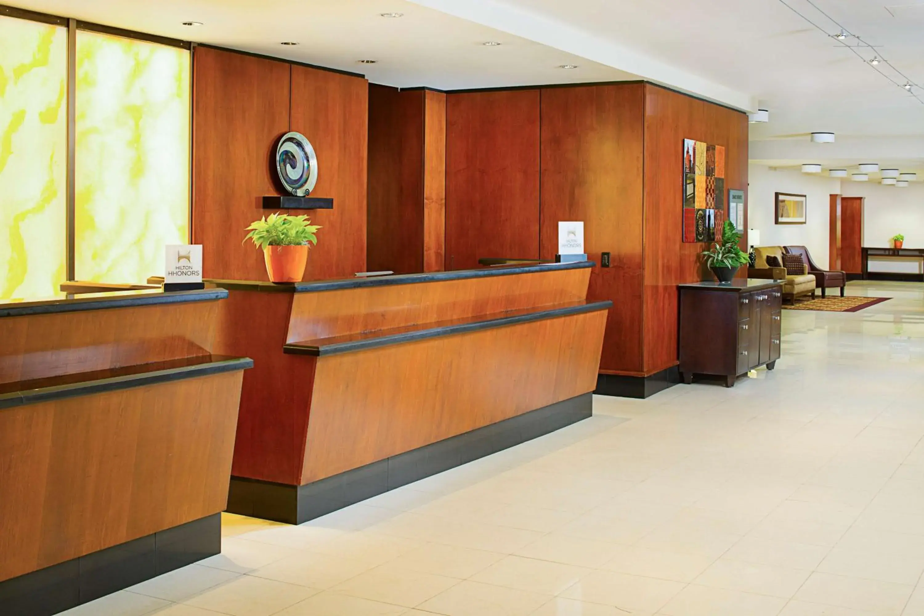 Lobby or reception in Hilton Providence Lobby or reception in Hilton Providence