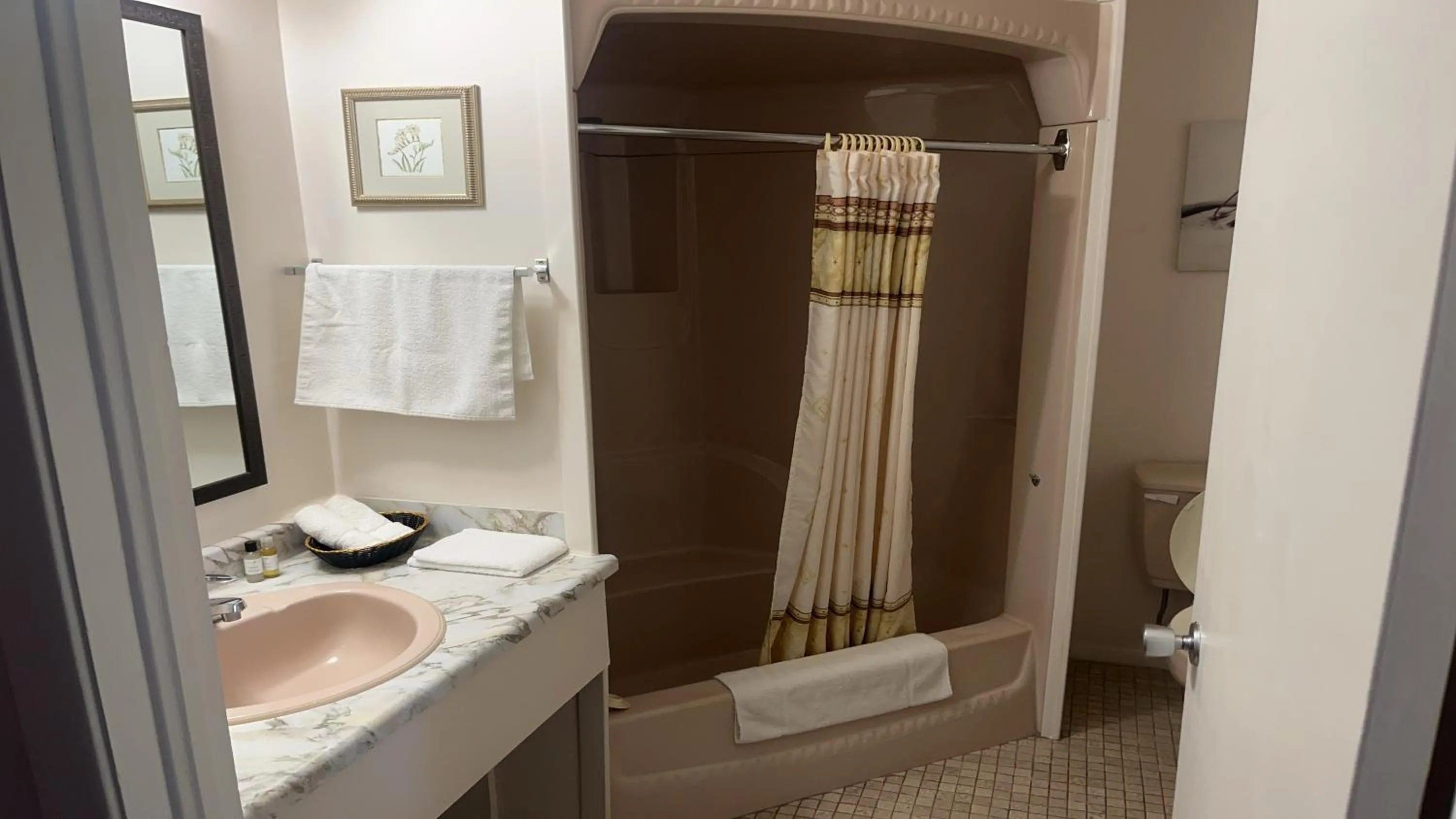 Shower in Hotel Motel Le Château